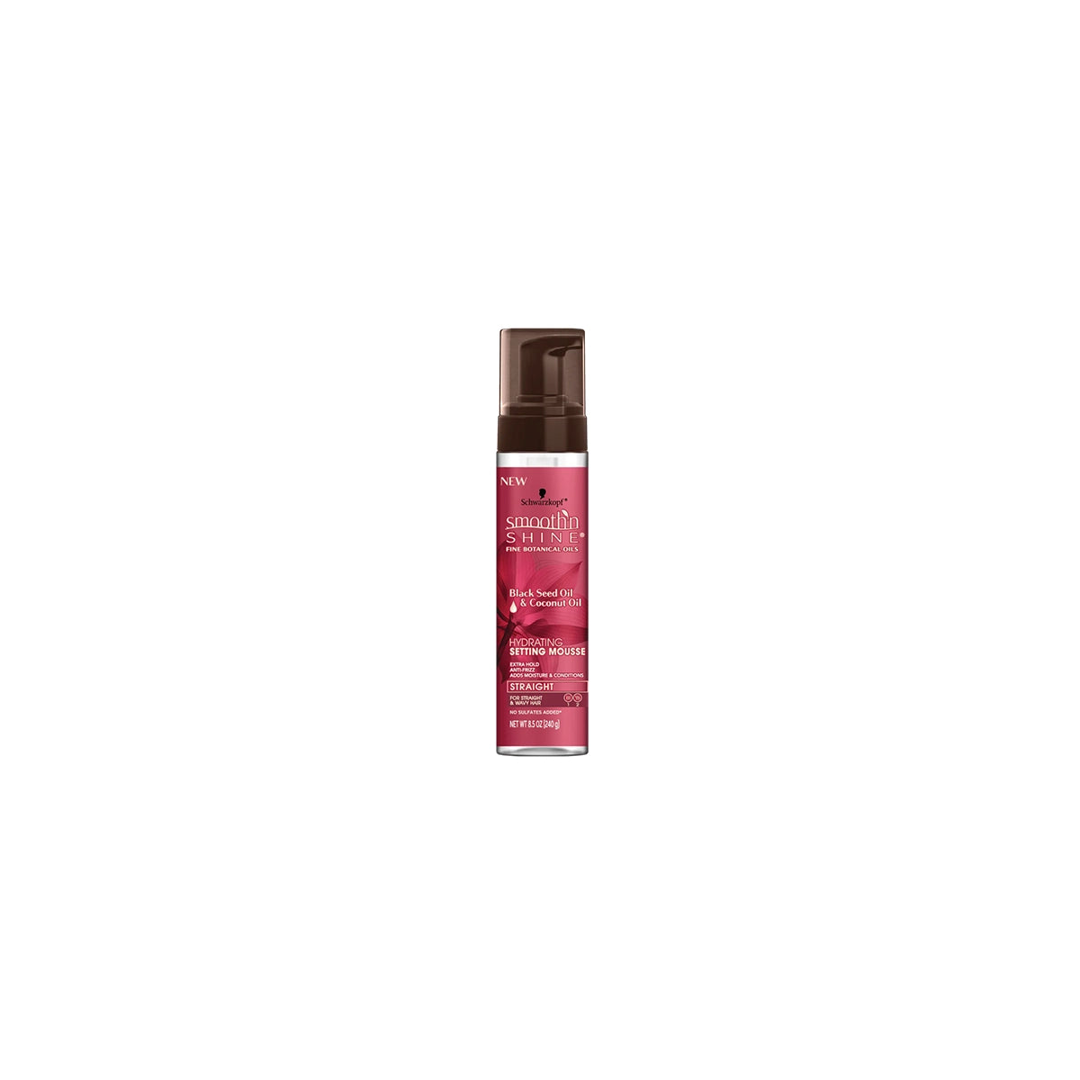 SMOOTH N SHINE SETTING MOUSSE STRAIGHT 240G