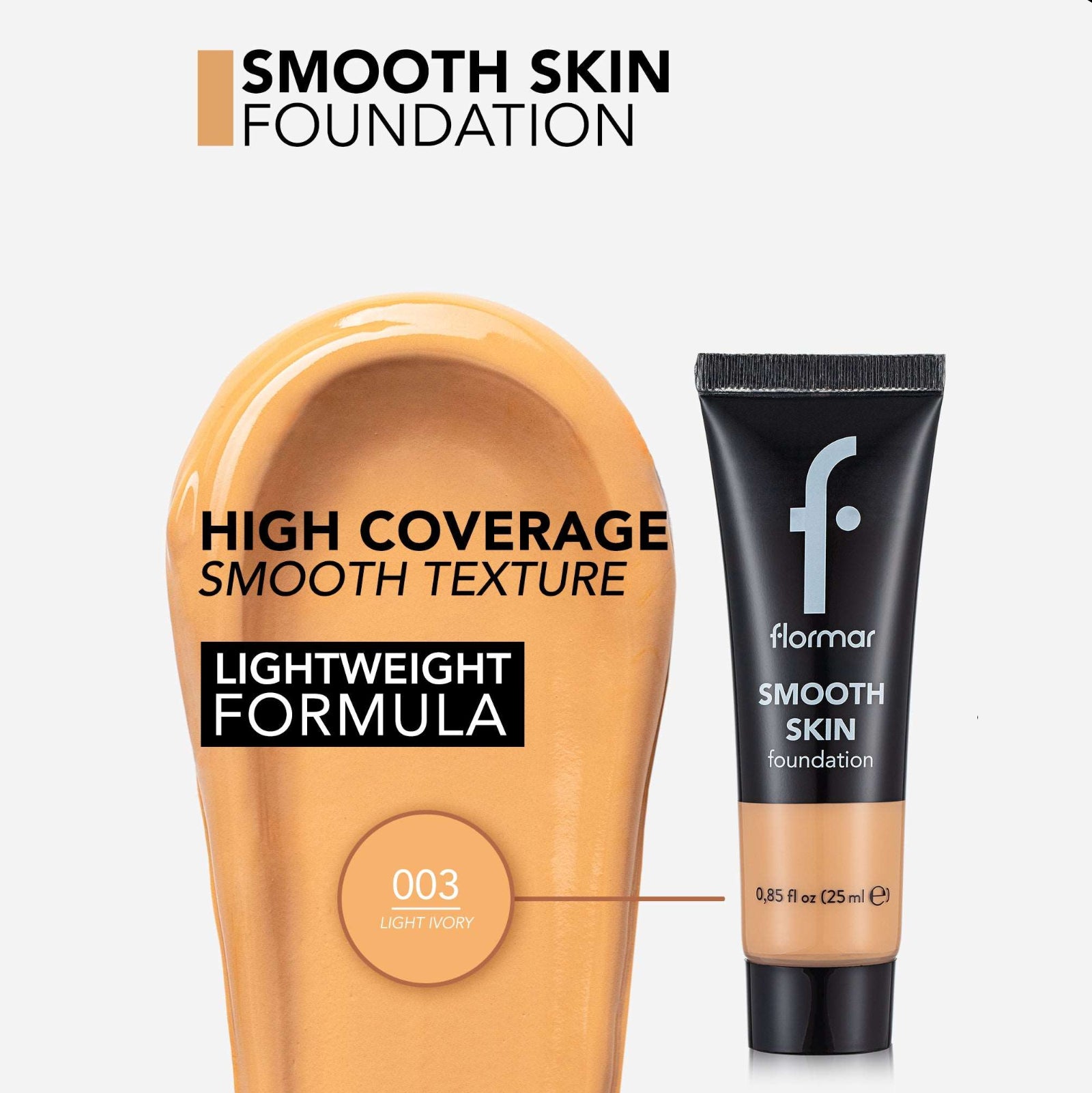 FLORMAR FOUNDATION SMOOTH SKIN 003