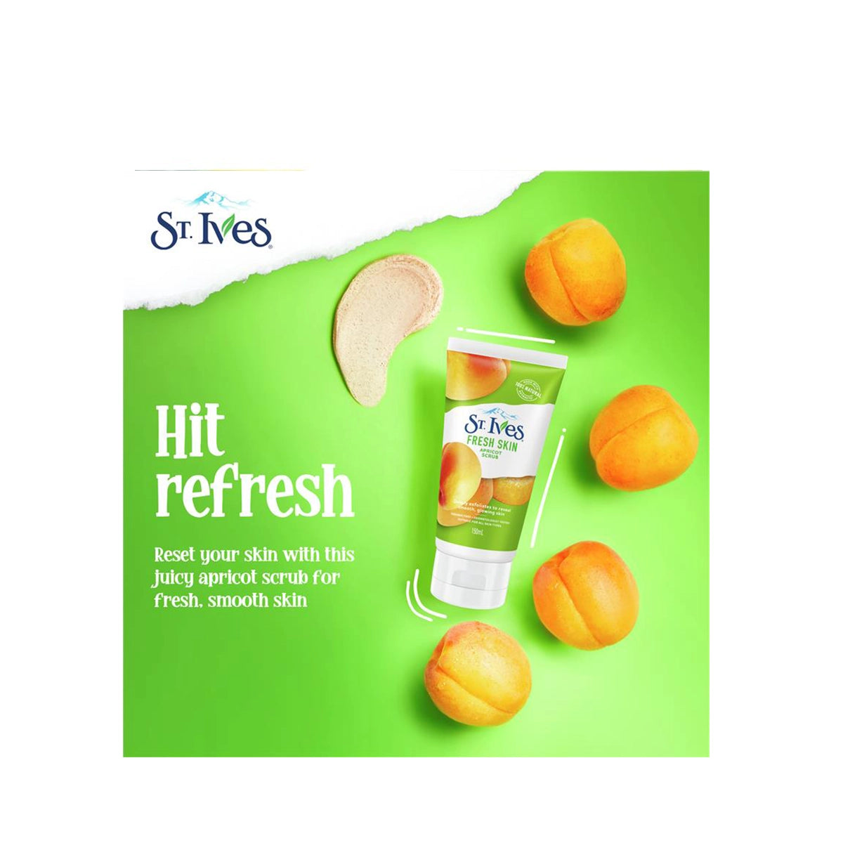 STIVES PAK FACE SCRUB 150GM FRESH SKIN