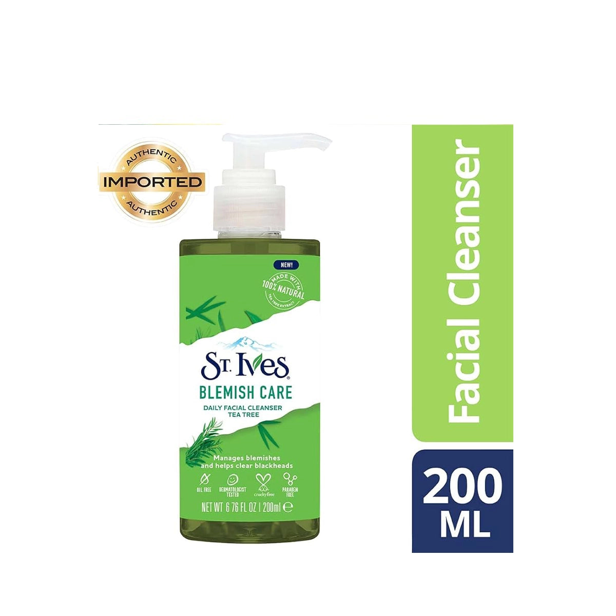 STIVES UK CLEANSER 200ML BLEMISH CARE TEA TREE