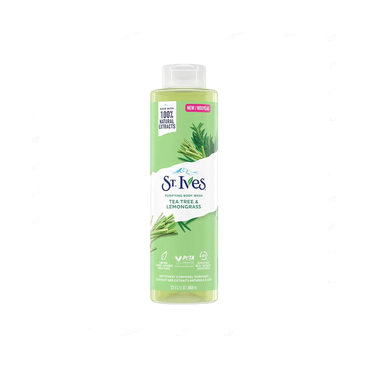 STIVES USA BODY WASH 650ML TEA TREE LEMONGRASS