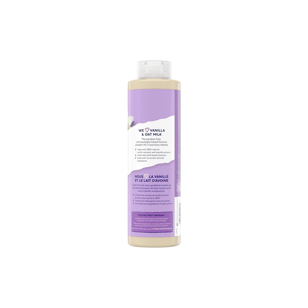 STIVES USA BODY WASH 650ML VANILLA & OATMILK