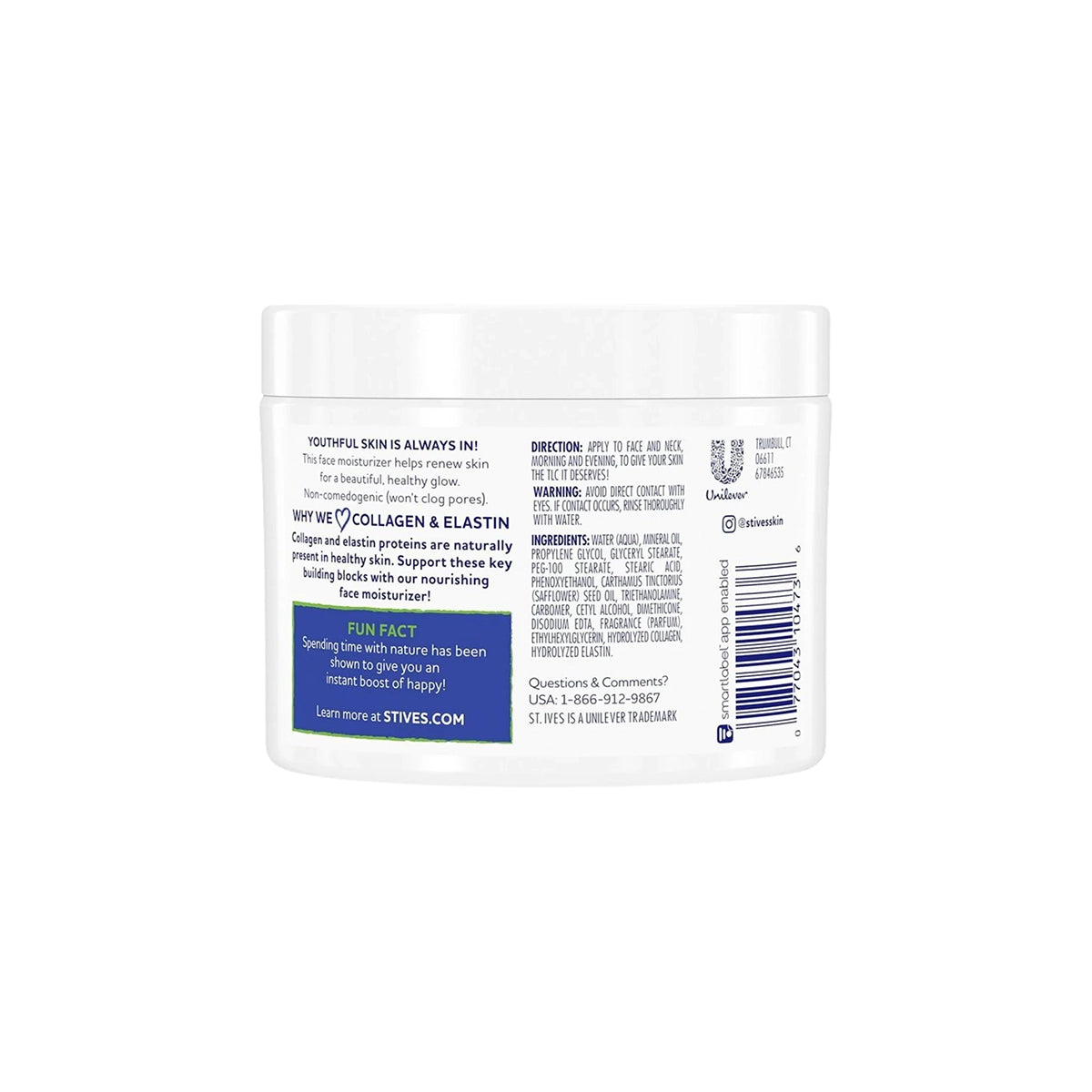 STIVES USA COLLAGEN ELASTIN MOIST 283G