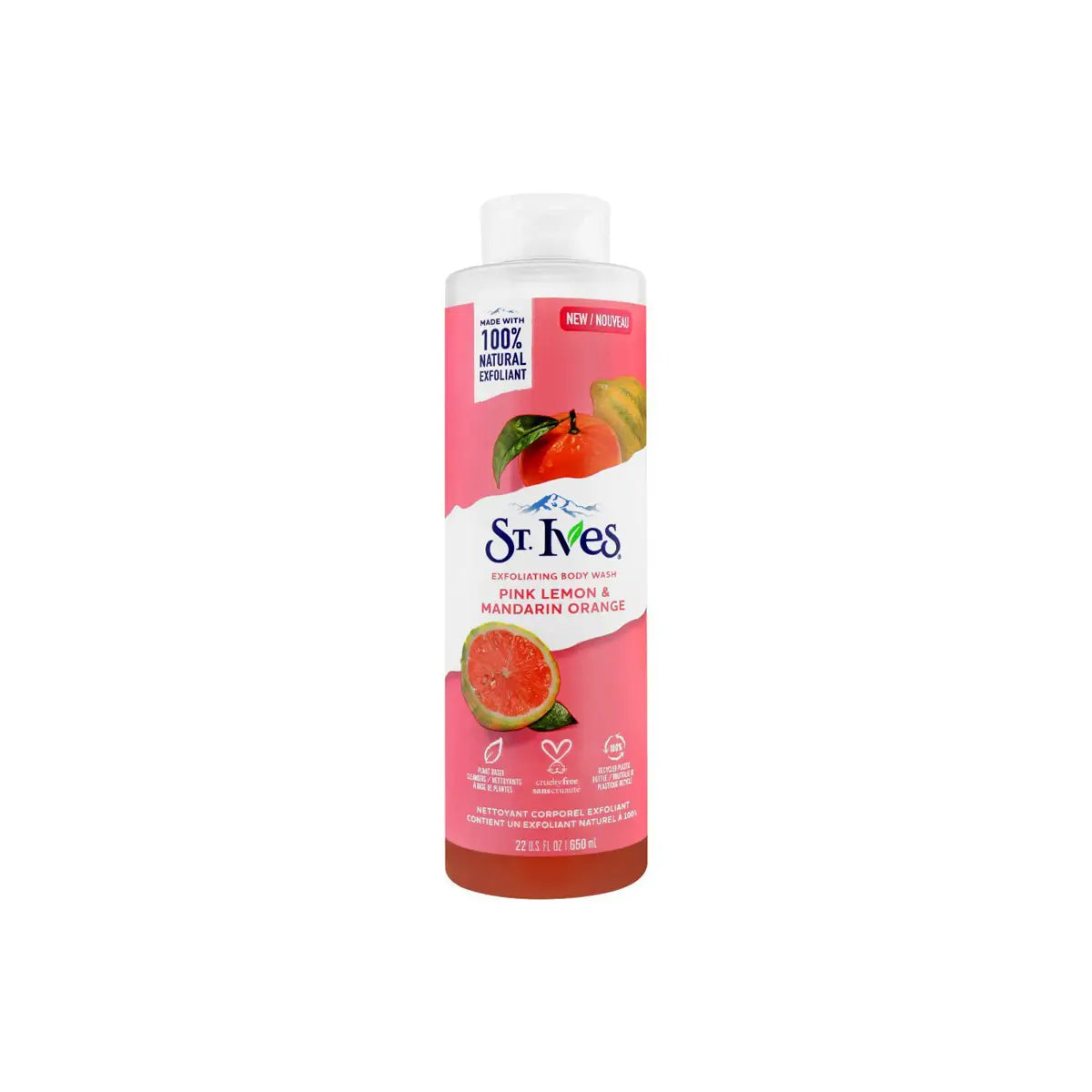 STIVES USA BODY WASH 650ML PINK LEMON MANDARIN ORANGE