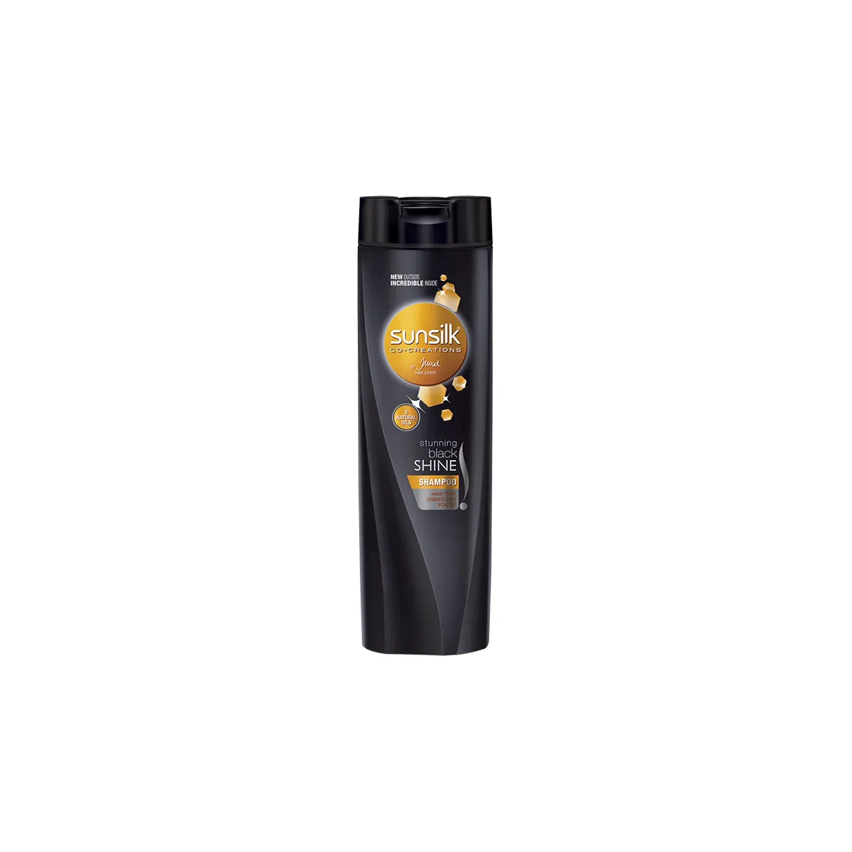 SUNSILK PAK SHAMPOO 380ML BLACK SHINE STUNNING