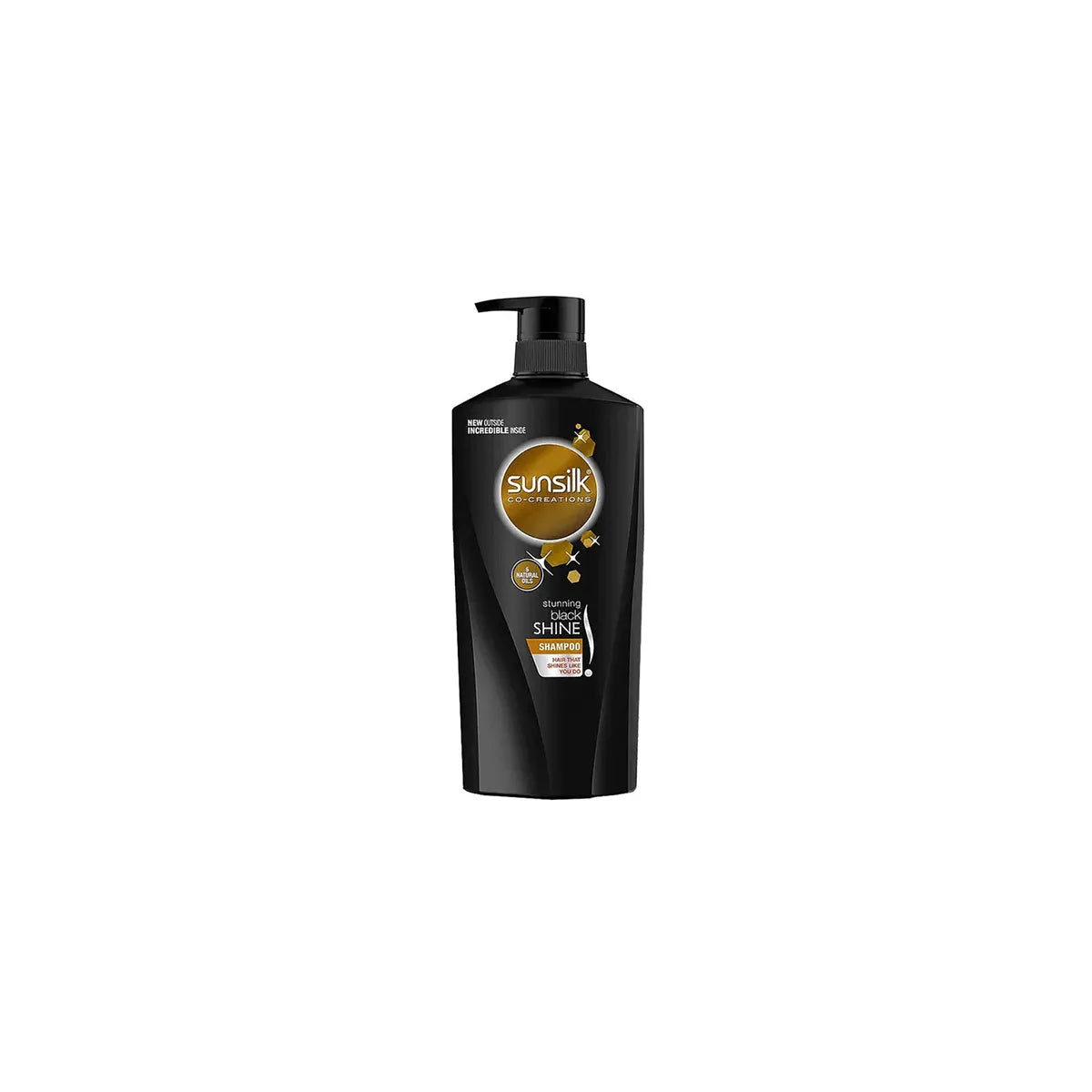 SUNSILK PAK SHAMPOO 660ML BLACK SHINE