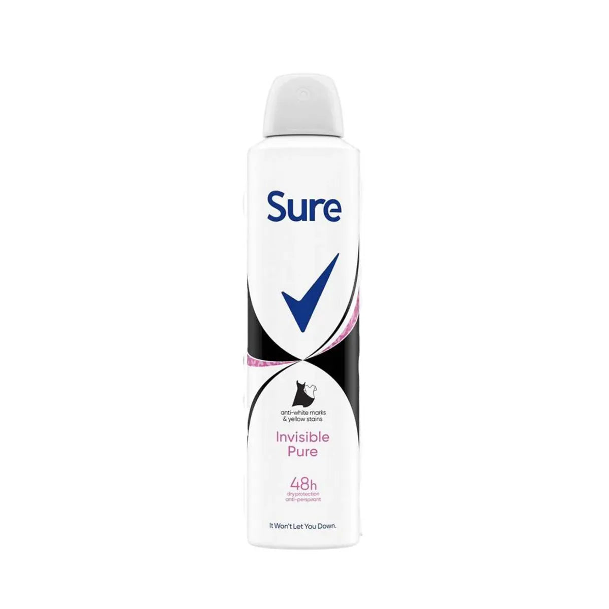 SURE BODY SPRAY 200ML WOMEN INVISIBLE PURE