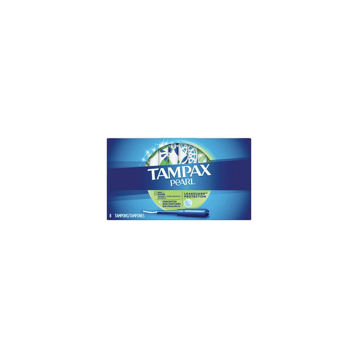 TAMPAX USA PEARL SUPER 8CS UNSCENTED