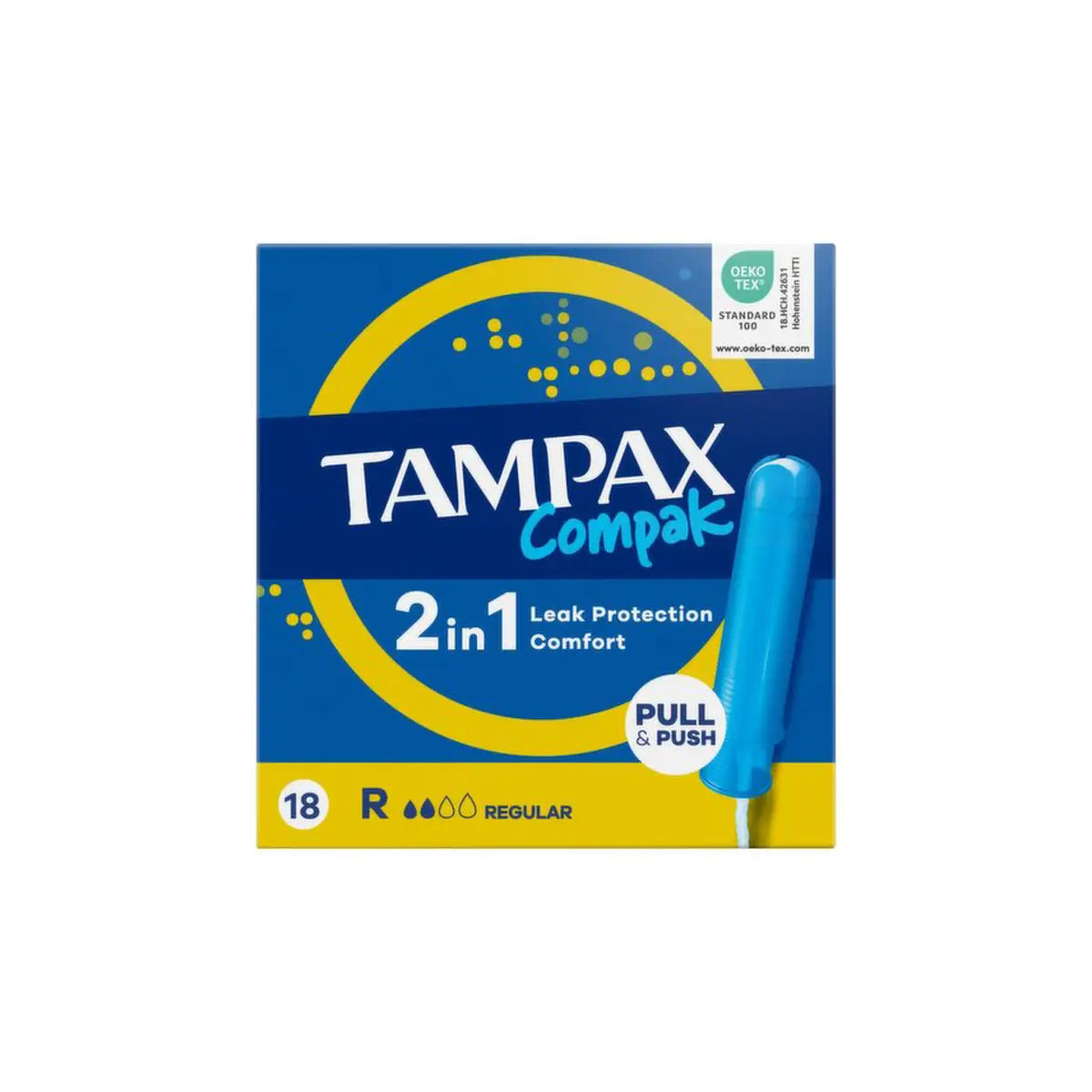 TAMPAX COMPAK PAD 18PC