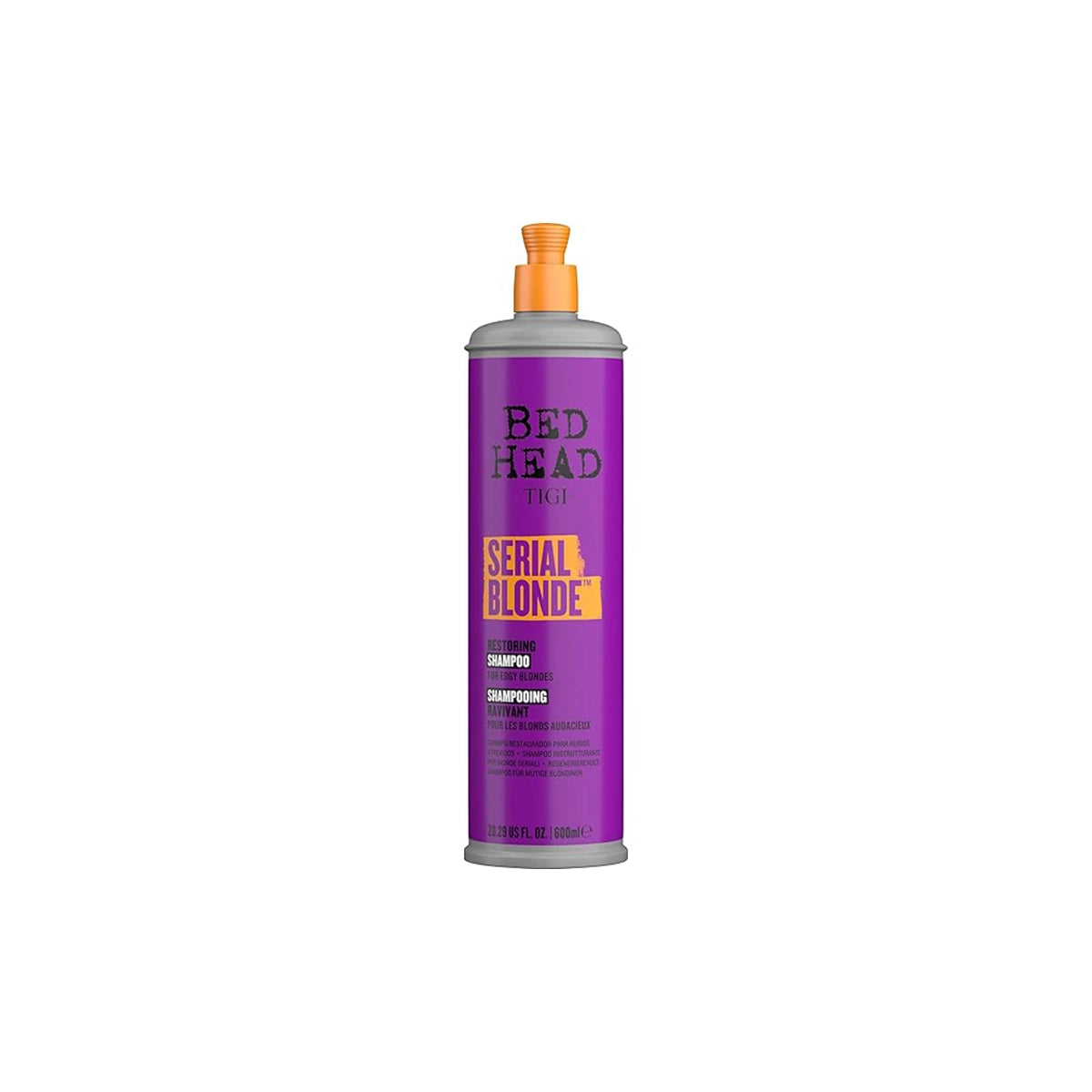 TIGI BED HEAD SHAMPOO 600ML SERIAL BLONDE PURPLE TONING