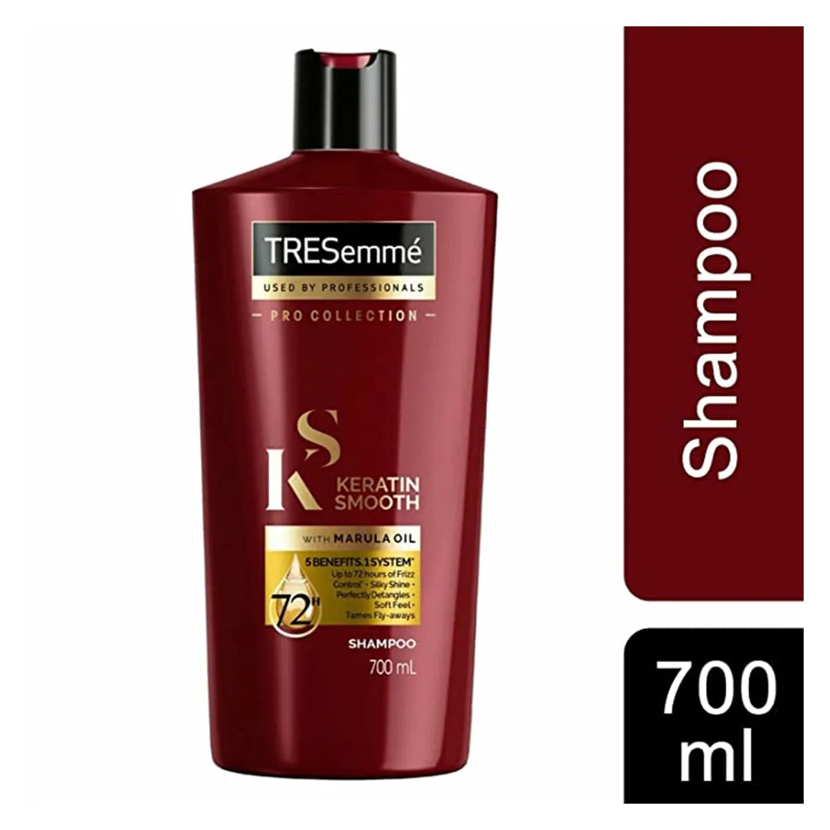 TRESEMME UK SHAMPOO 700ML KERATIN SMOOTH WITH MARULA OIL
