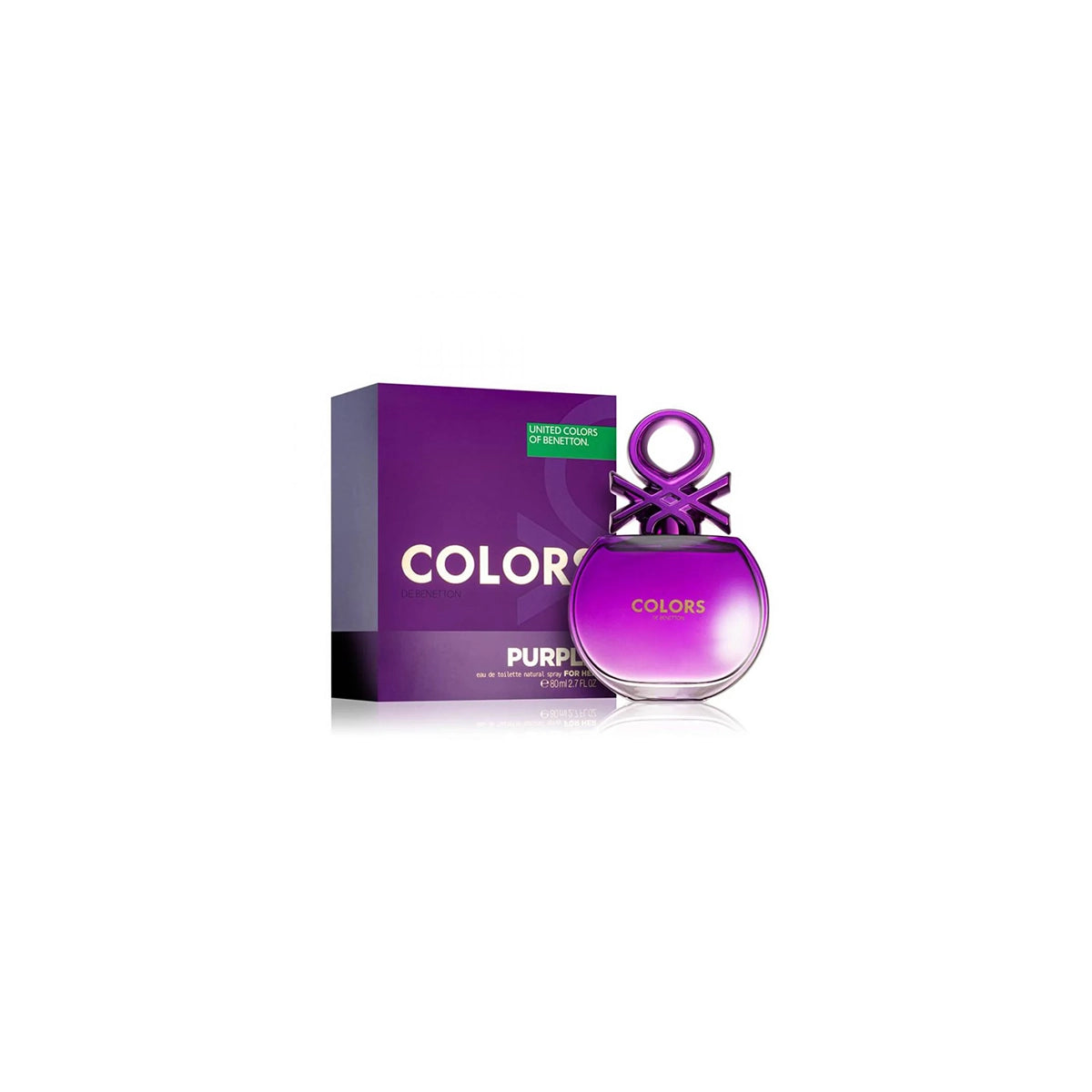 UNITED COLORS OF BENETTON COLORS PURPLE EDT 80ML