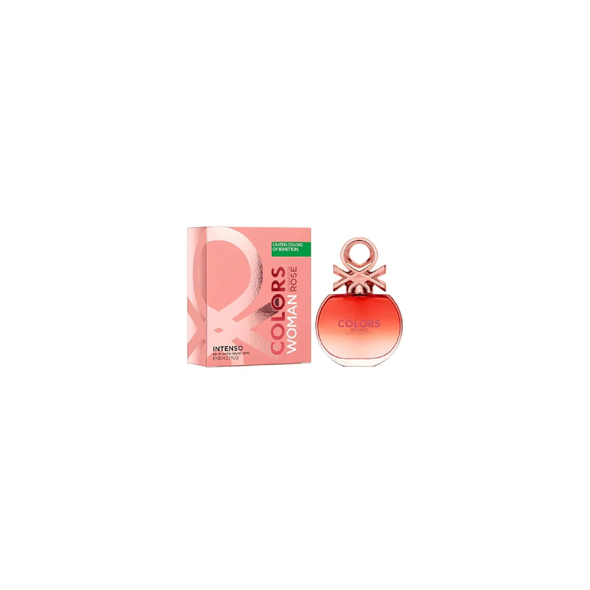 UNITED COLORS OF BENETTON COLORS ROSE INTENSO WOMEN EDP 80ML