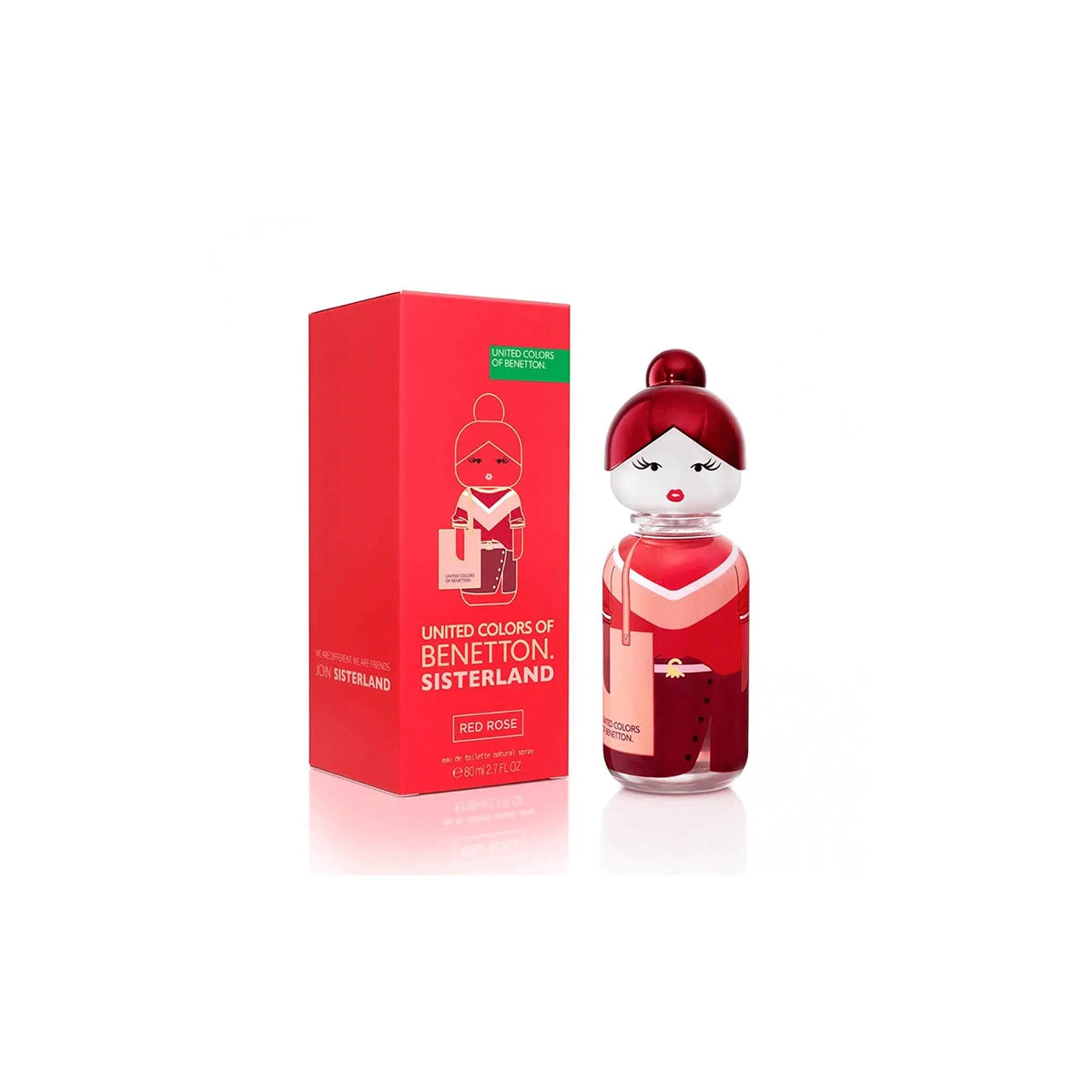 UNITED COLORS OF BENETTON EDT 80ML SISTERLAND RED ROSE