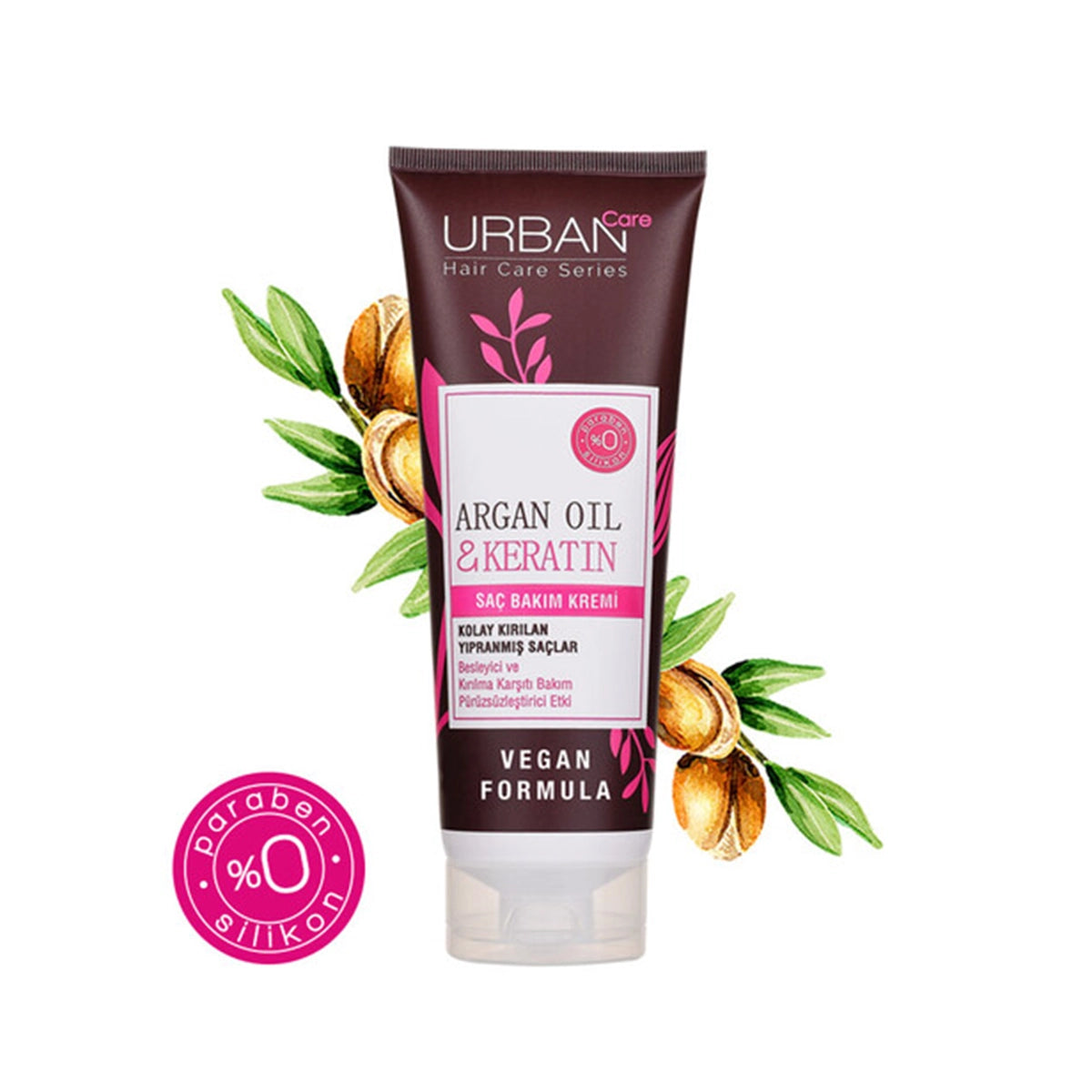 URBAN CARE ARGAN OIL & KERATIN LEAVE IN CONDITIONER 75ML