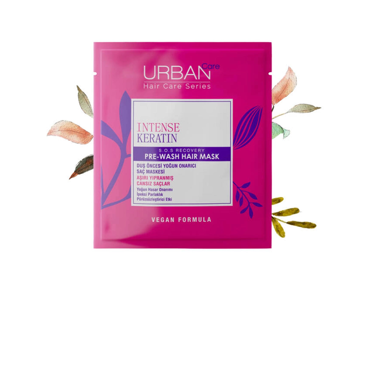 URBAN CARE INTENSE KERATIN PRE WASH HAIR MASK 50ML