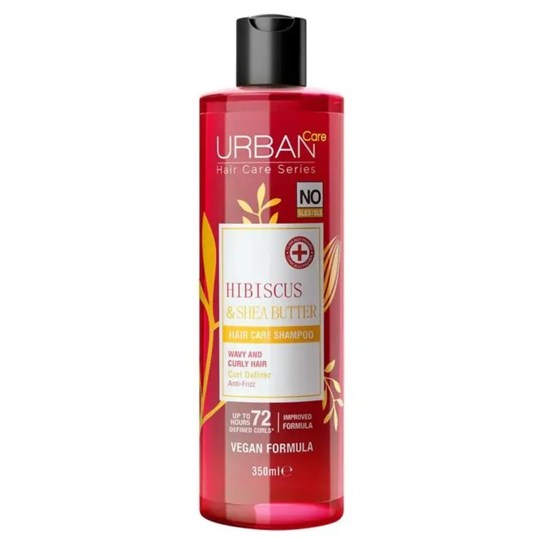 URBAN CARE HIBISCUS AND SHEA BUTTER SHAMPOO 350ML