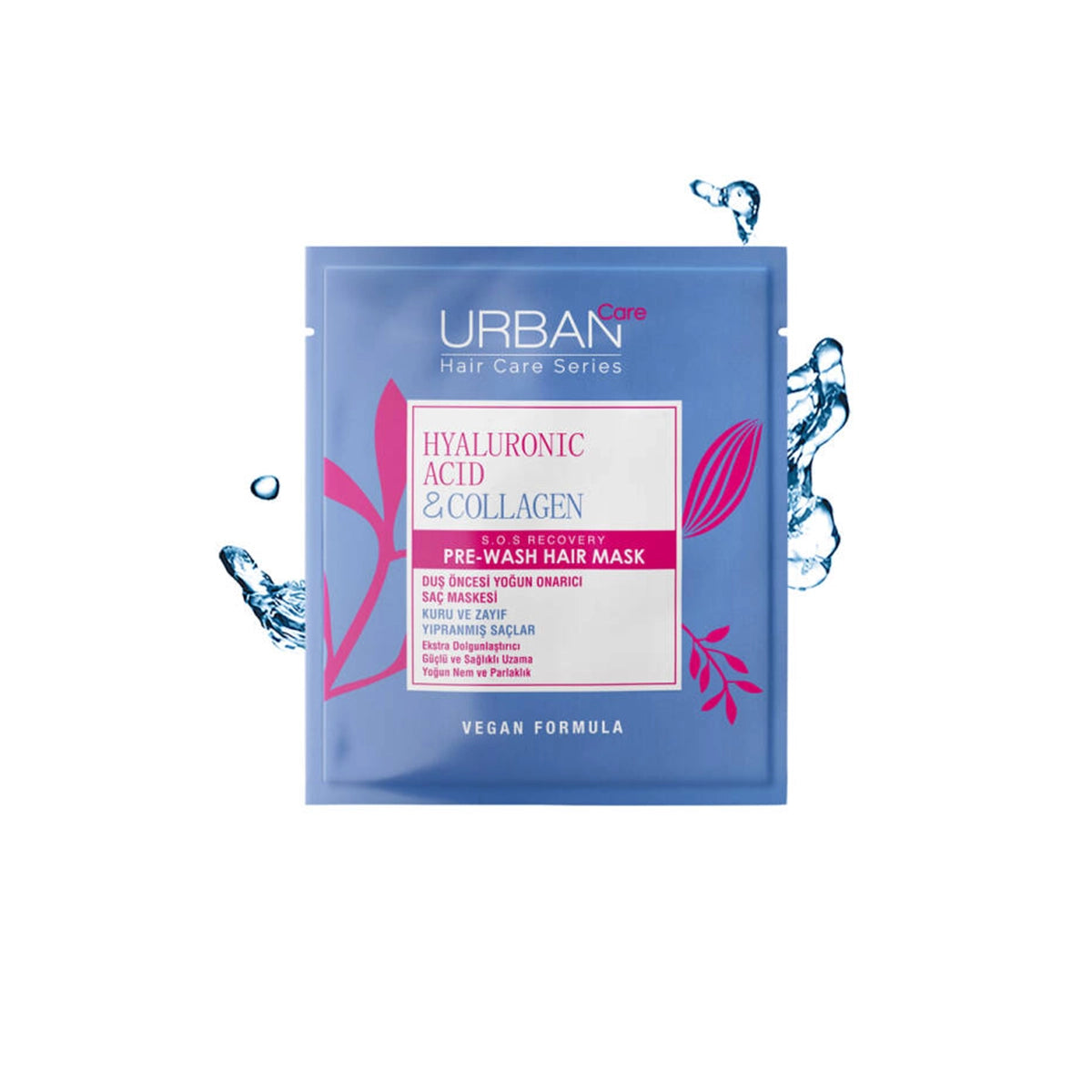 URBAN CARE HYALURONIC ACID & COLLAGEN PRE WASH HAIR MASK 50M