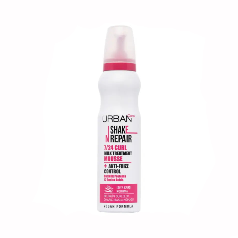 URBAN CARE SHAKE N REPAIR CURL TREATMENT MOUSSE 150ML