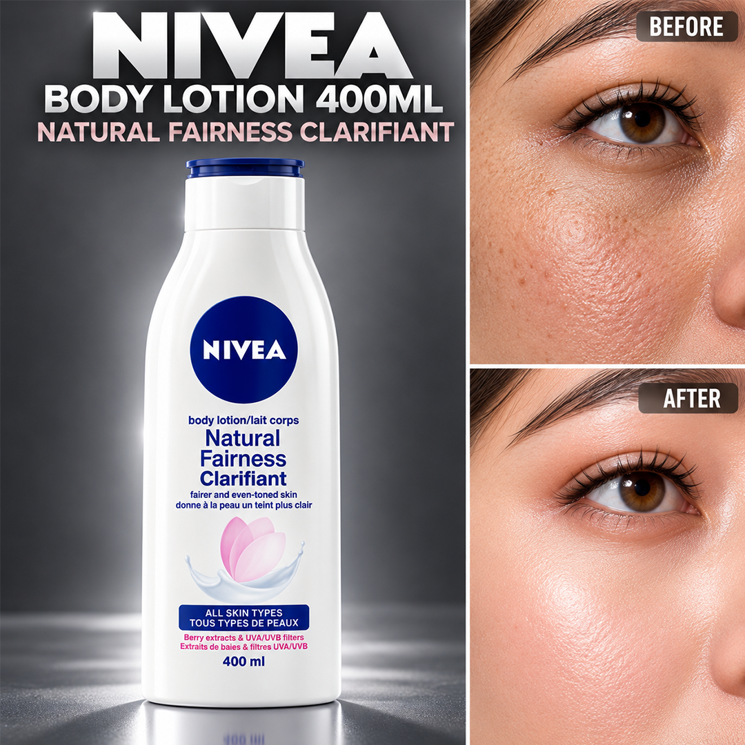 NIVEA BODY LOTION 400ML NATURAL FAIRNESS CLARIFIANT
