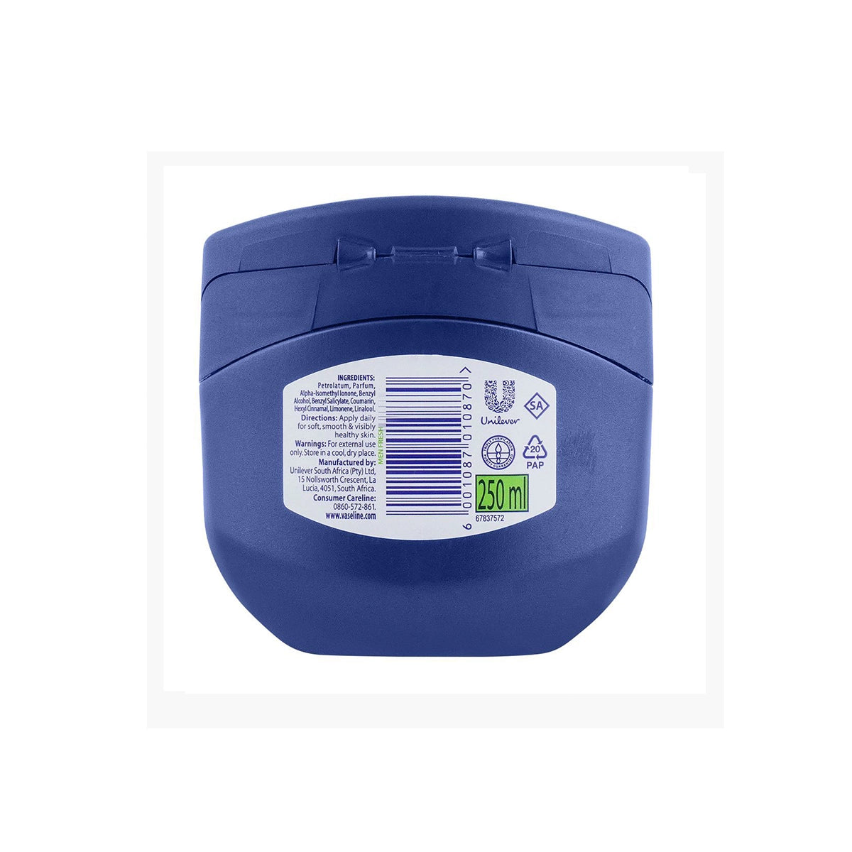 VASELINE AFRICA JELLY 250ML MEN FRESH