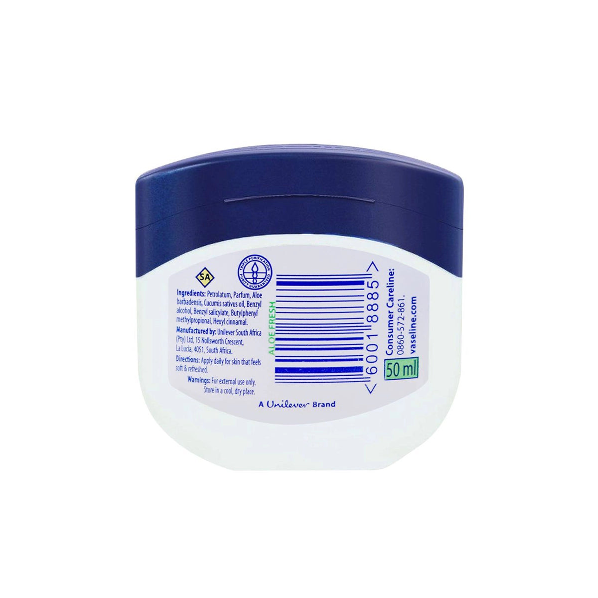 VASELINE AFRICA JELLY 50ML ALOE FRESH