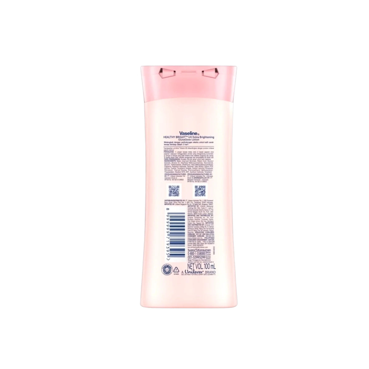 VASELINE BODY LOTION 100ML PEACH
