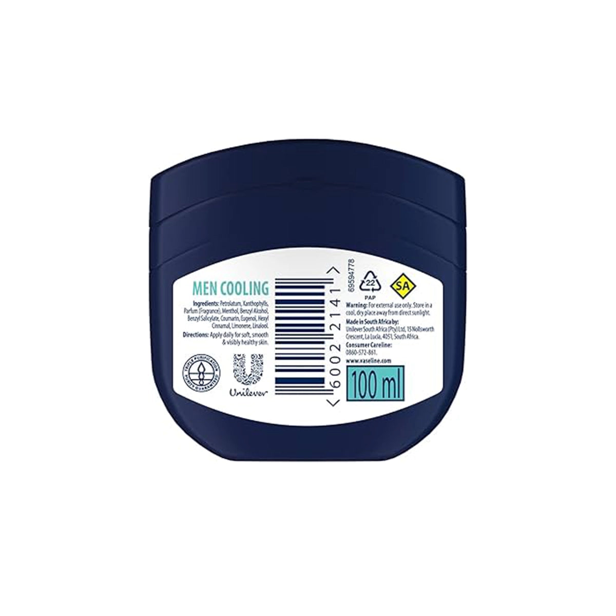 VASELINE AFRICA JELLY 100ML MEN COOLING