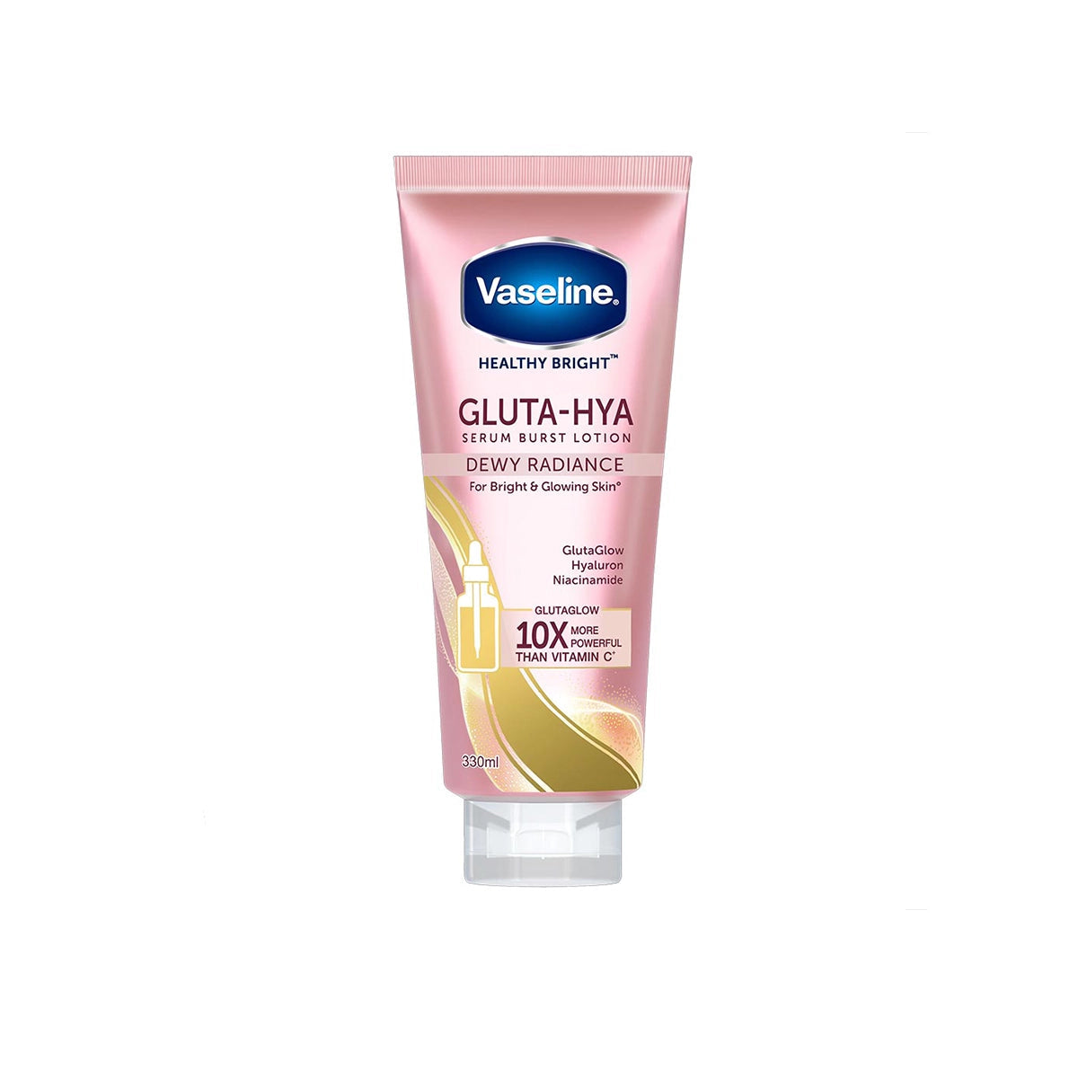 VASELINE GLUTA HYA LOTION 330ML DEWY RADIANCE