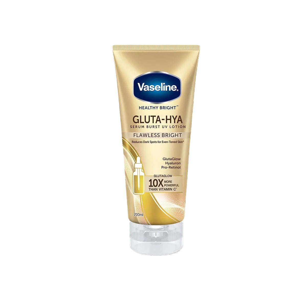 VASELINE GLUTA HYA LOTION 330ML FLAWLESS BRIGHT