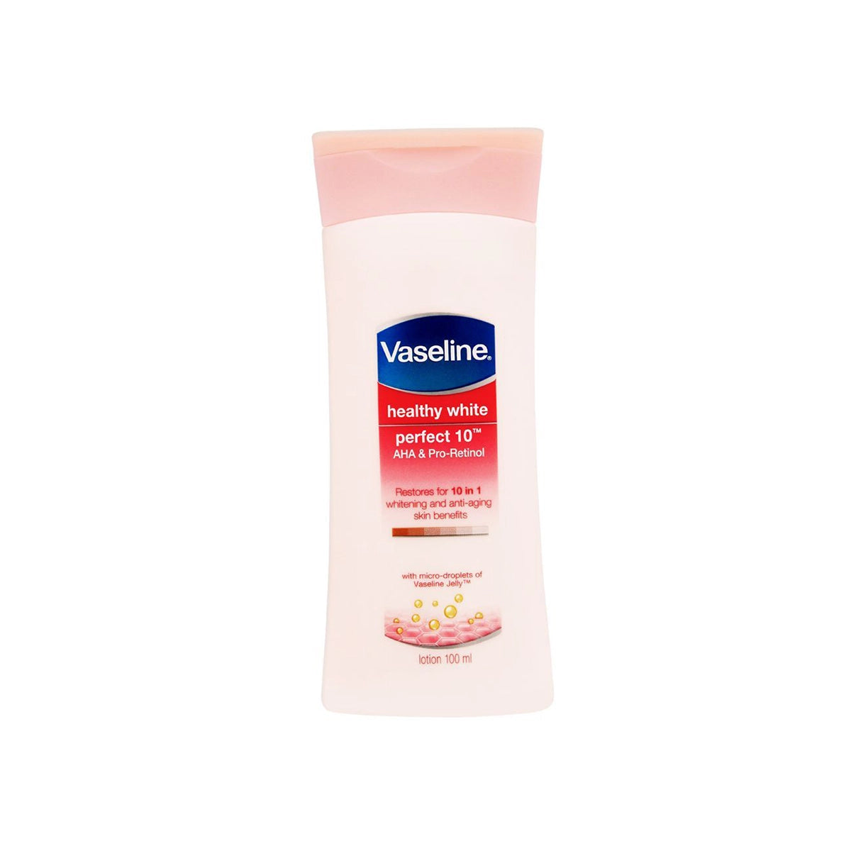 VASELINE INDO BODY LOTION 100ML HEALTHY WHITE PERFECT 10