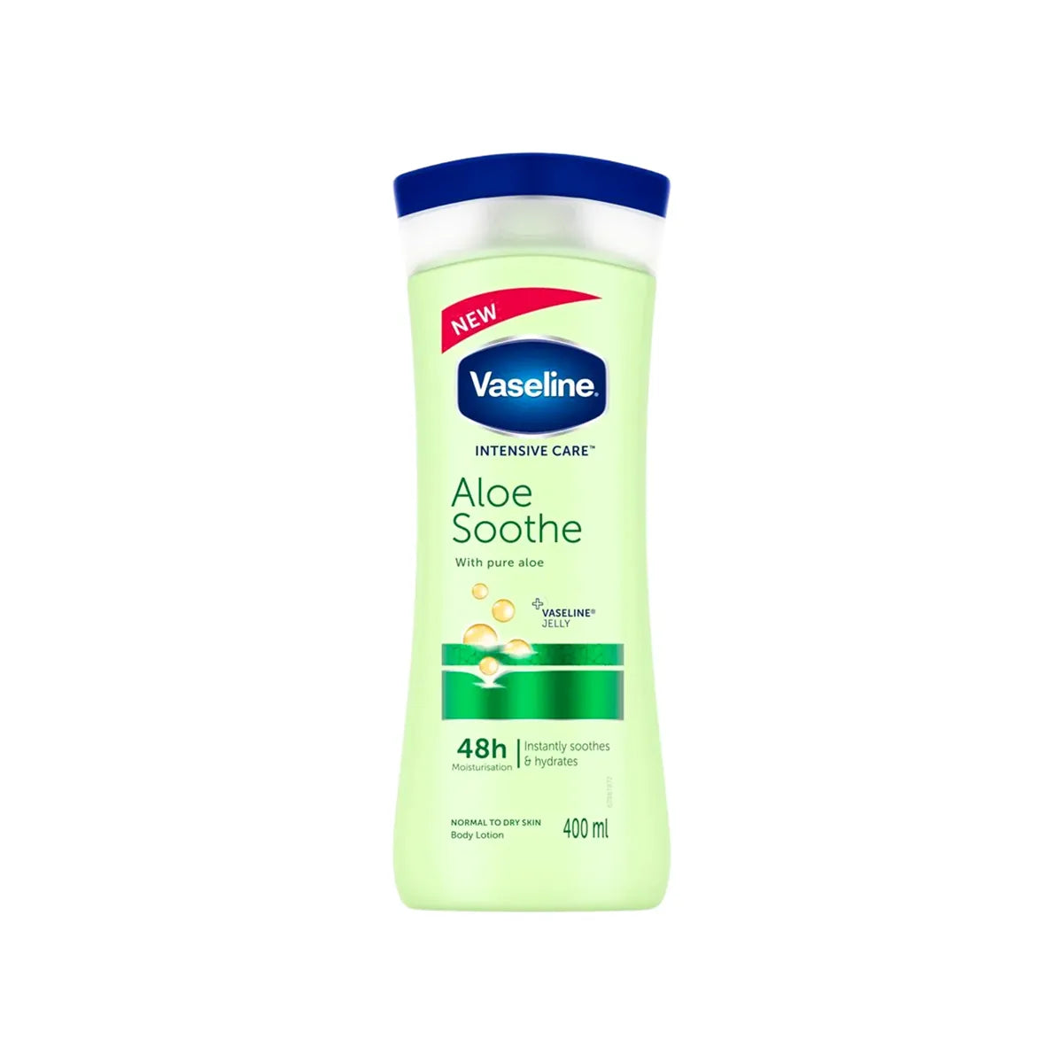 VASELINE INDO BODY LOTION 400ML ALOE SOOTHE PUMP