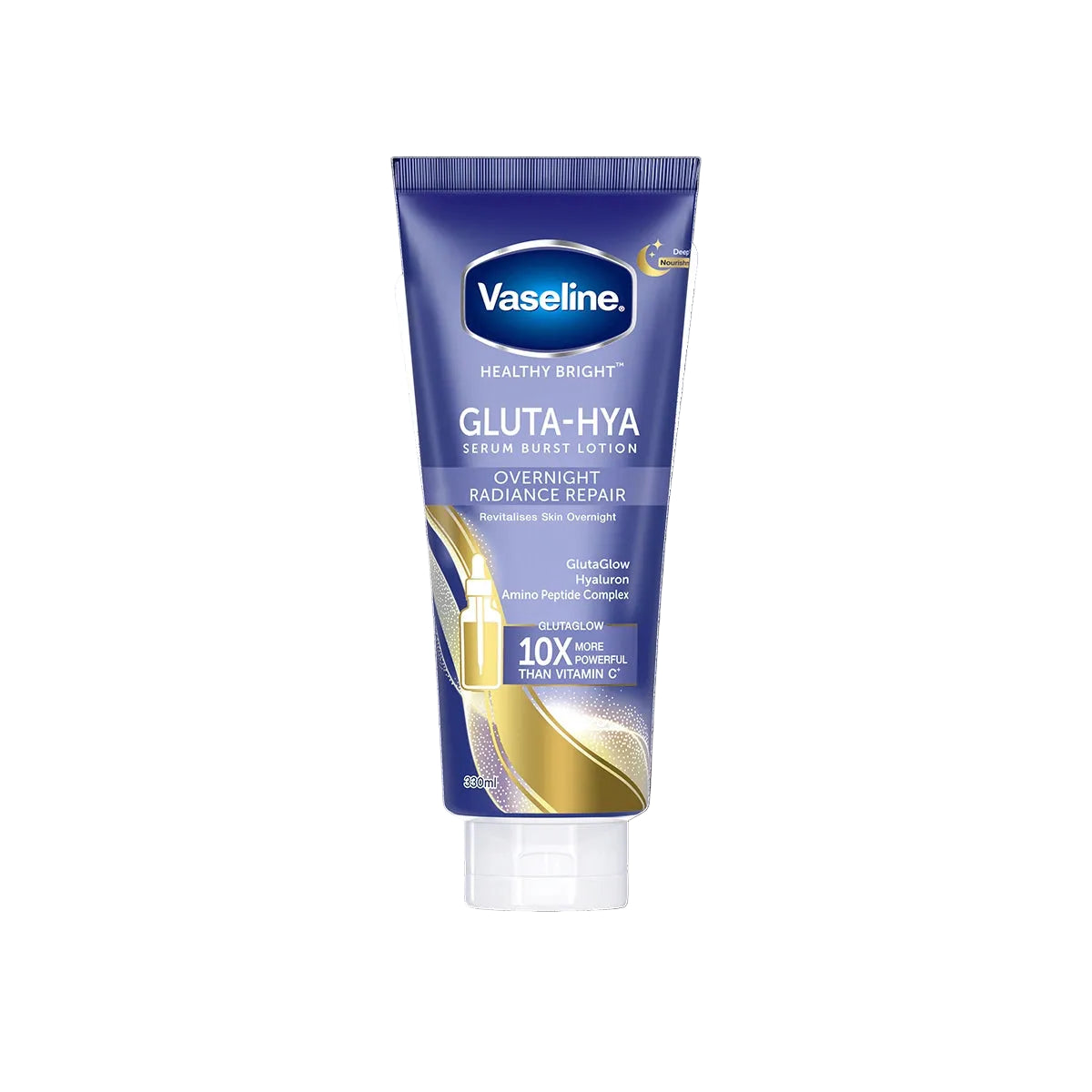 VASELINE INDO GLUTA HYA SERUM LOTION 200ML OVERNIGH RADIANCE