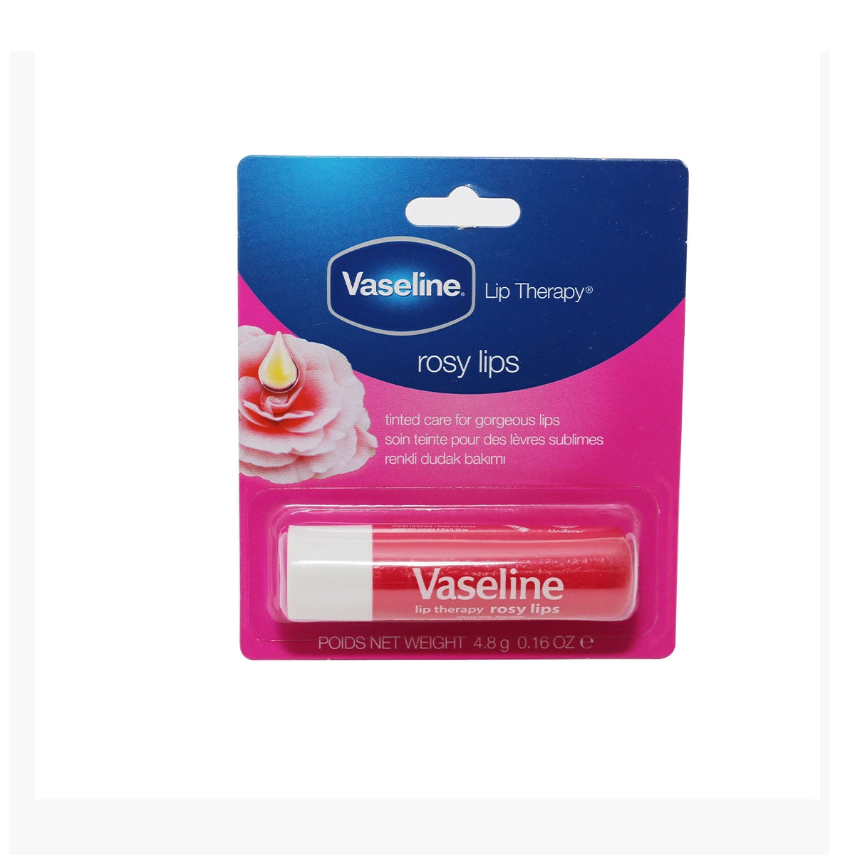 VASELINE LIP BALM 4.8GM ROSY LIPS