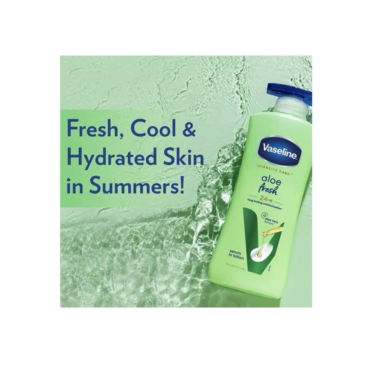 VASELINE USA BODY LOTION 400ML ALOE SOOTHE