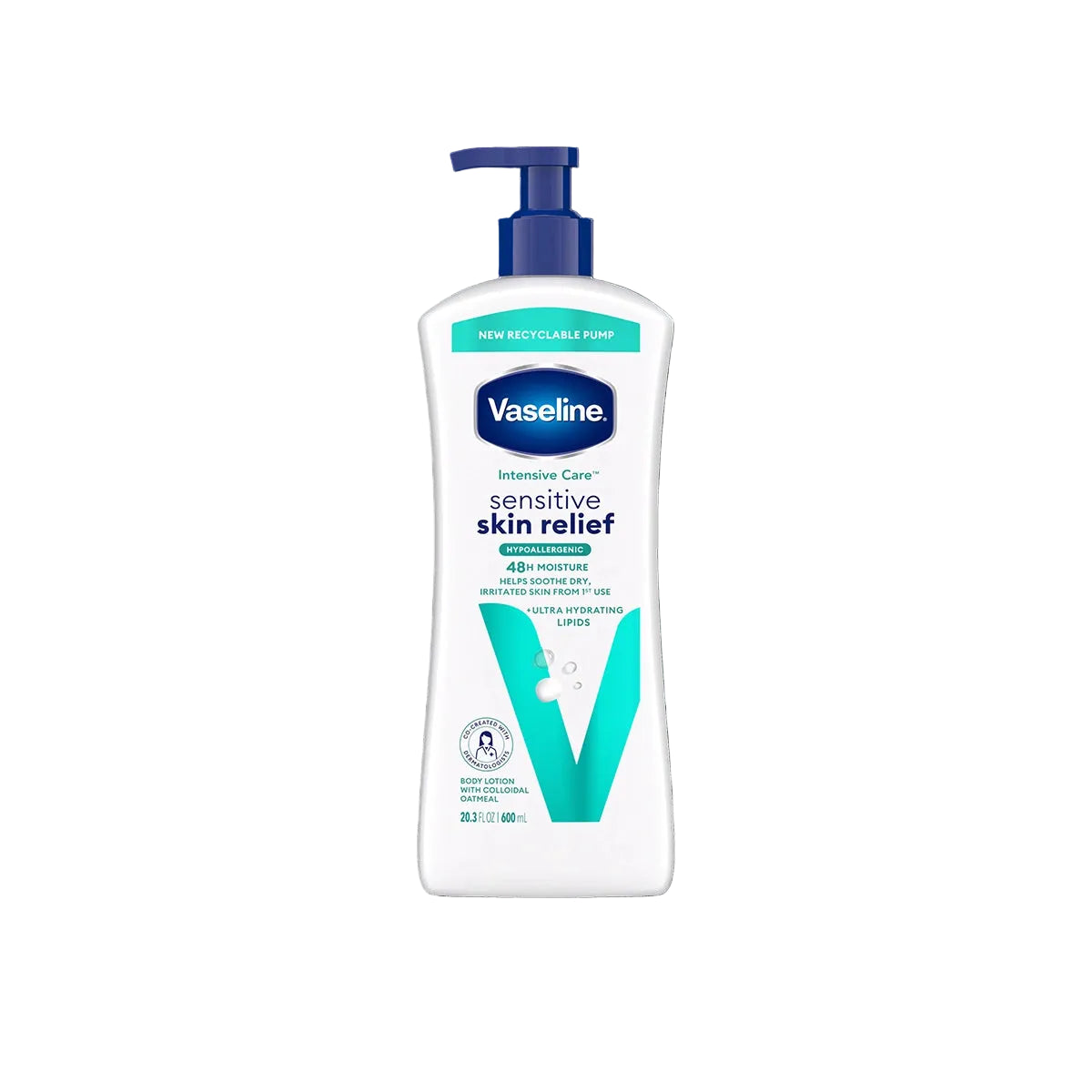 VASELINE USA BODY LOTION 600ML SENSITIVE