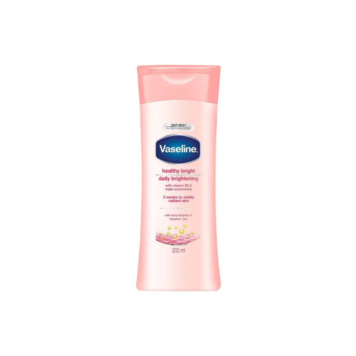 VASELINE PAK BODY LOTION 200ML HEALTHY BRIGHT