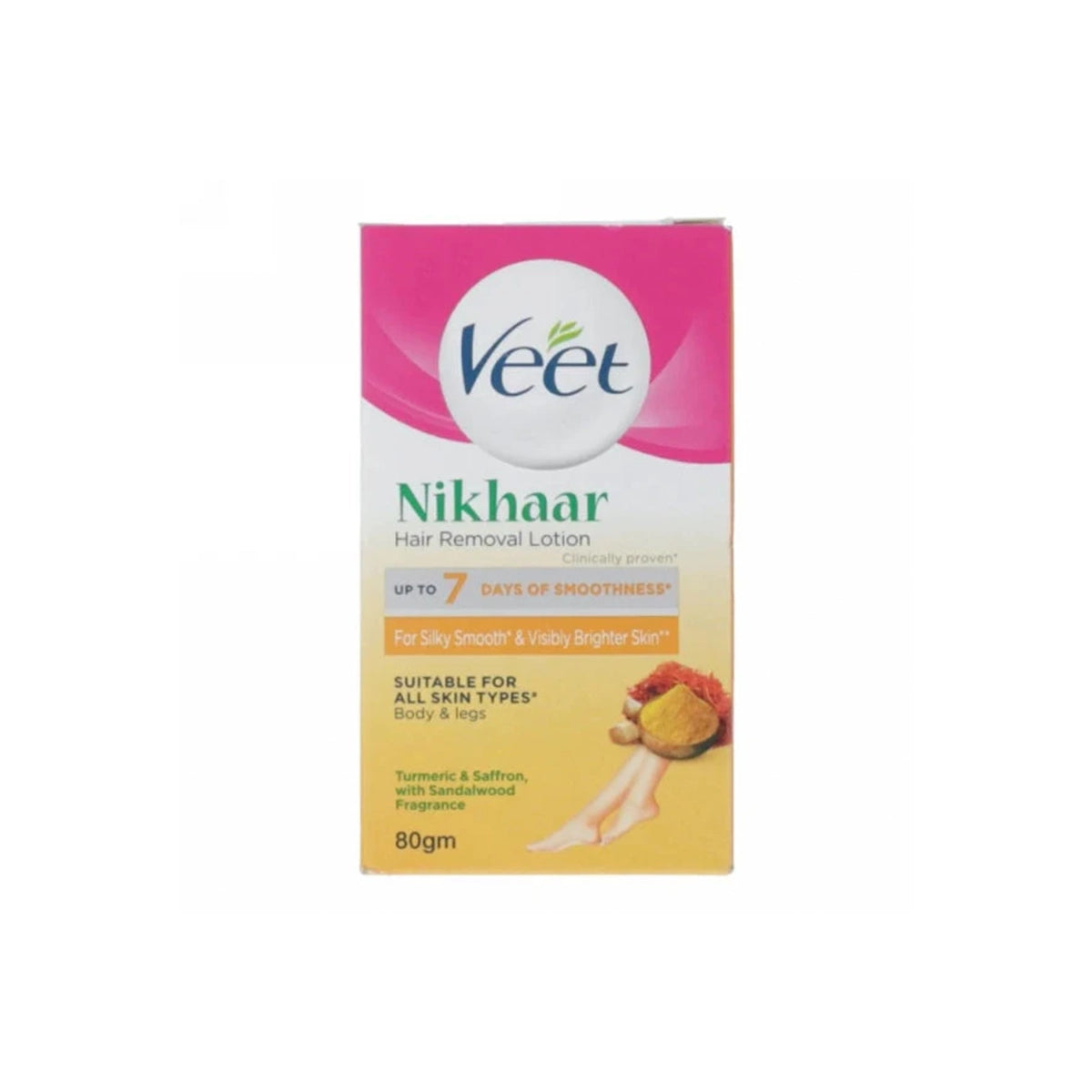 VEET PAK HAIR REMOVAL LOTION 80GM NIKHAAR