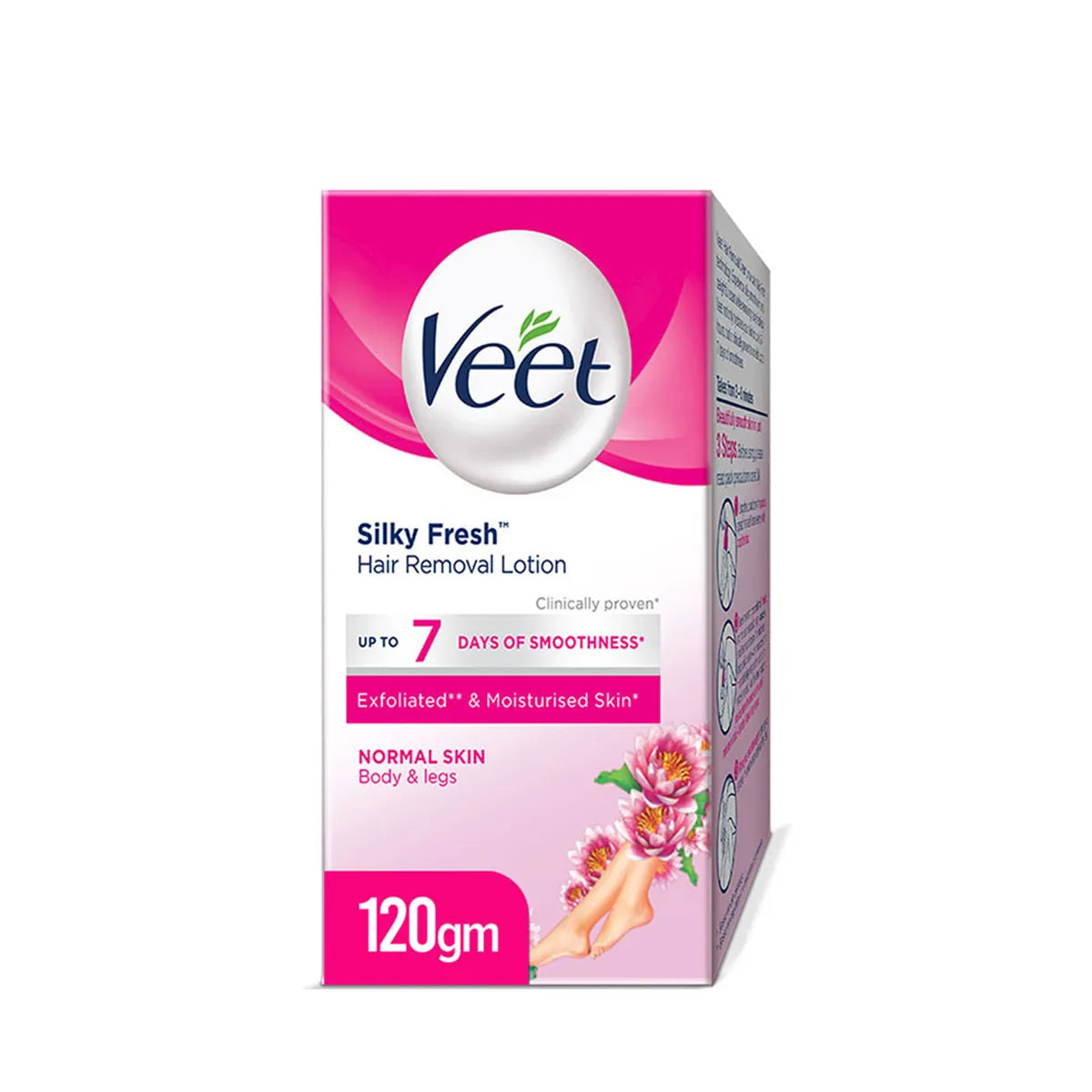 VEET PAK HAIR REMOVAL LOTION 120GM NORMAL SKIN
