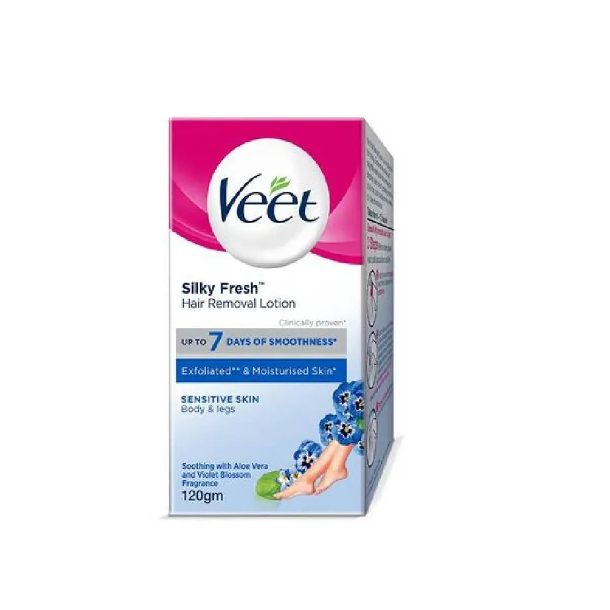 VEET PAK HAIR REMOVAL LOTION 120GM SENSITIVE