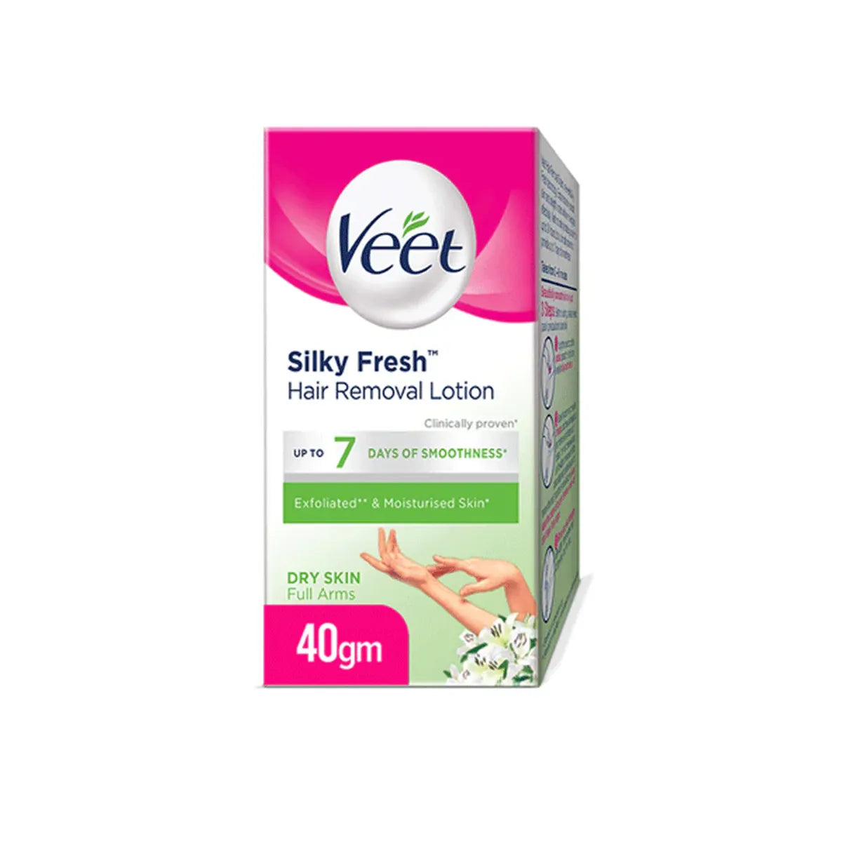 VEET PAK HAIR REMOVAL LOTION 40GM DRY SKIN