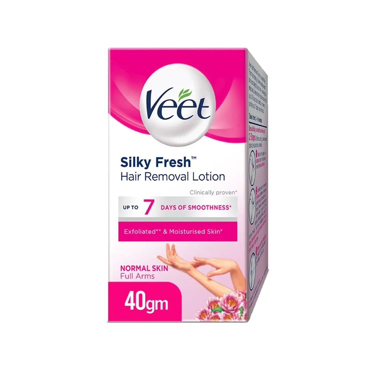 VEET PAK HAIR REMOVAL LOTION 40GM NORMAL