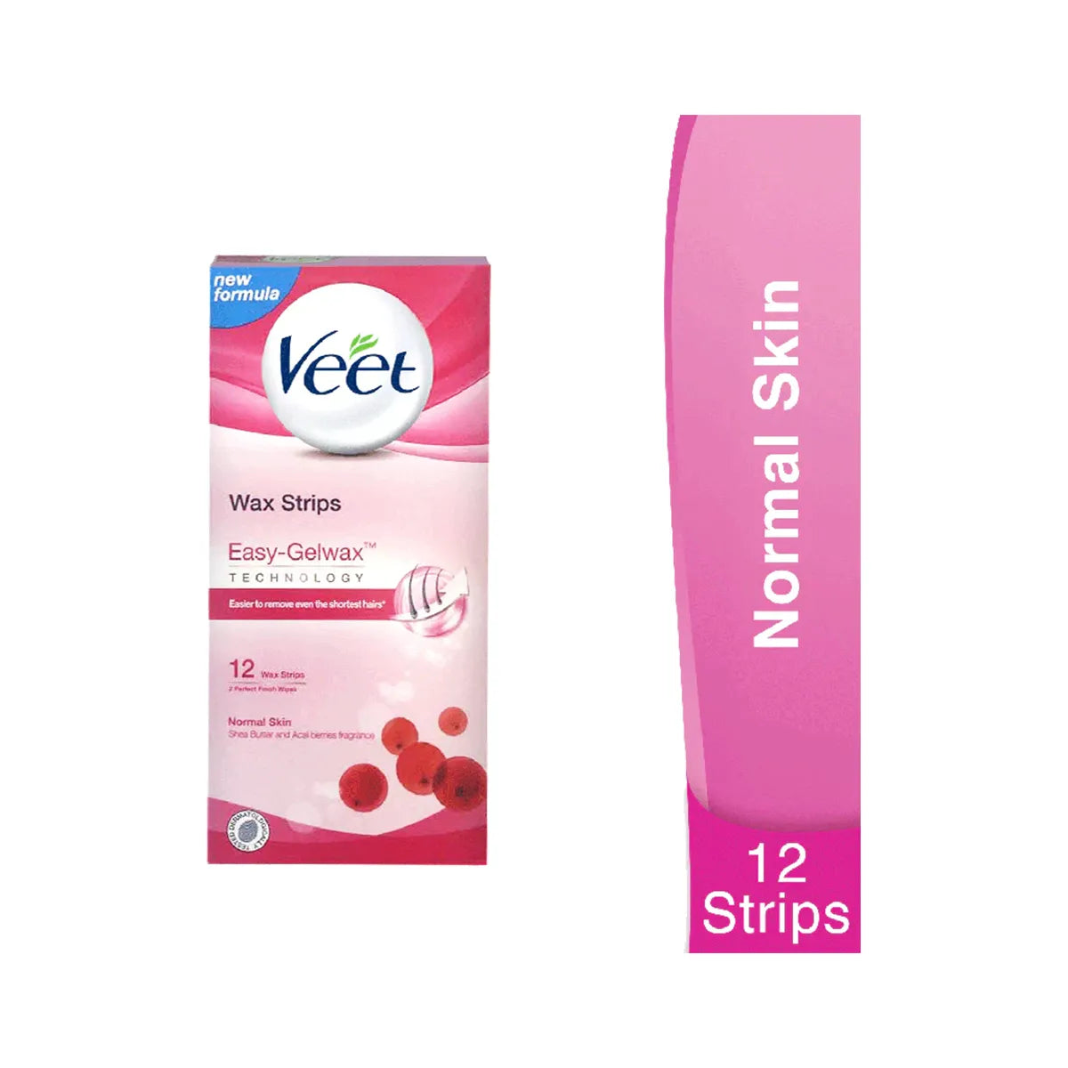 VEET PAK WAX STRIPS 12CS NORMAL SKIN