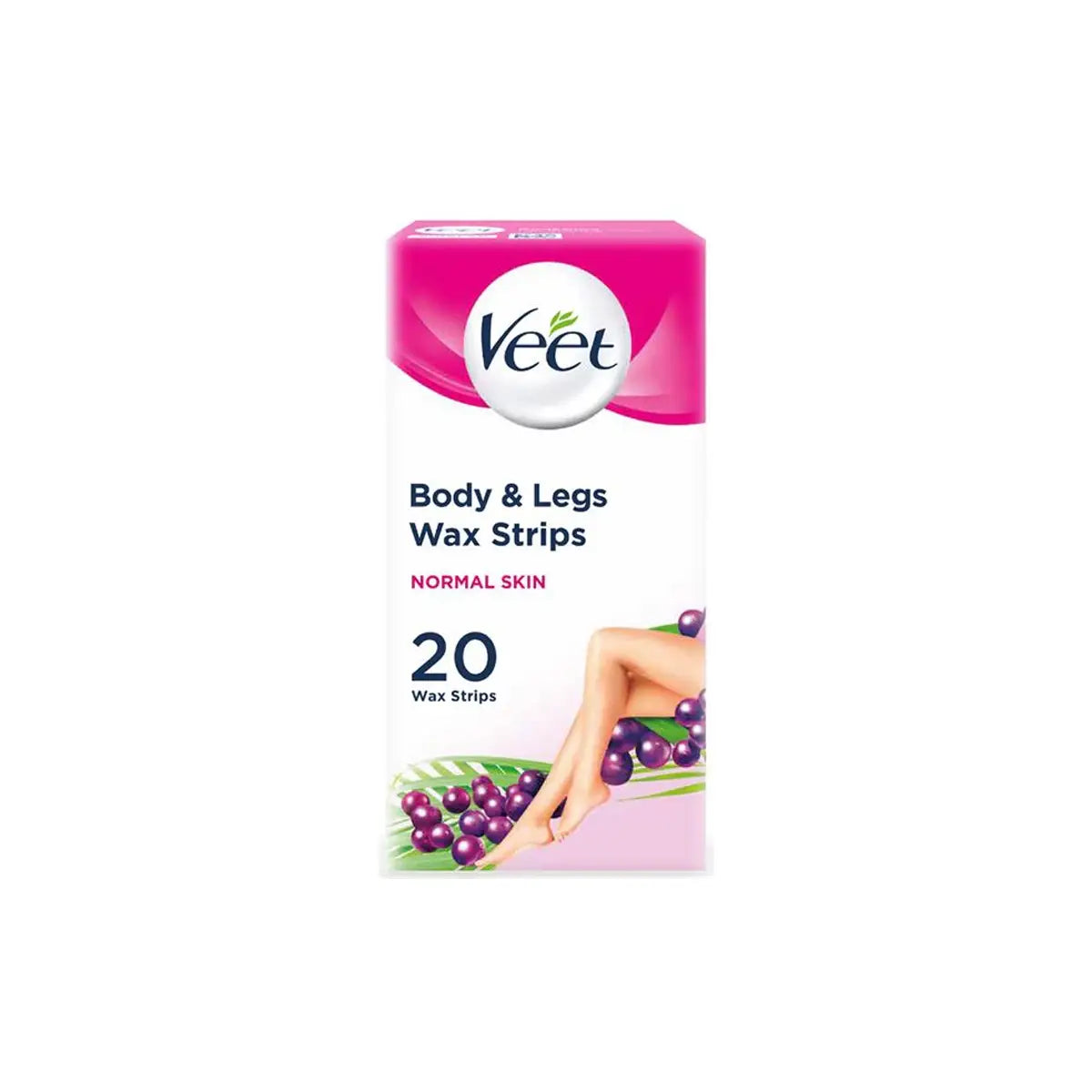 VEET FRANCE WAX STRIPS 20CS NORMAL SKIN