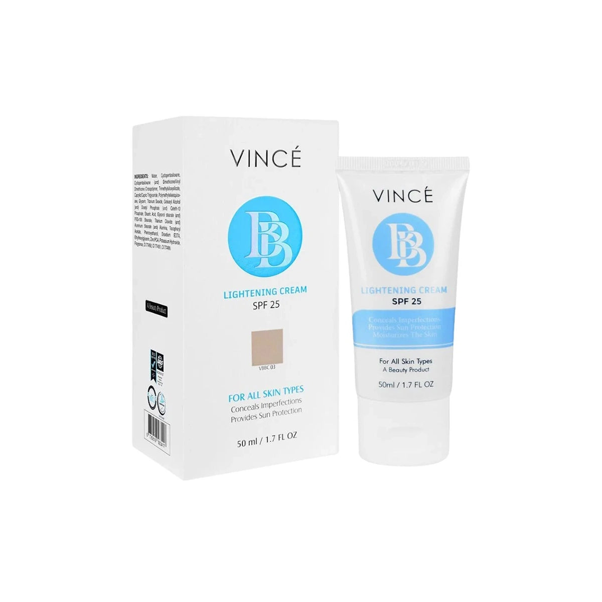 VINCE BB CREAM SPF25 VBBC 03 50ML