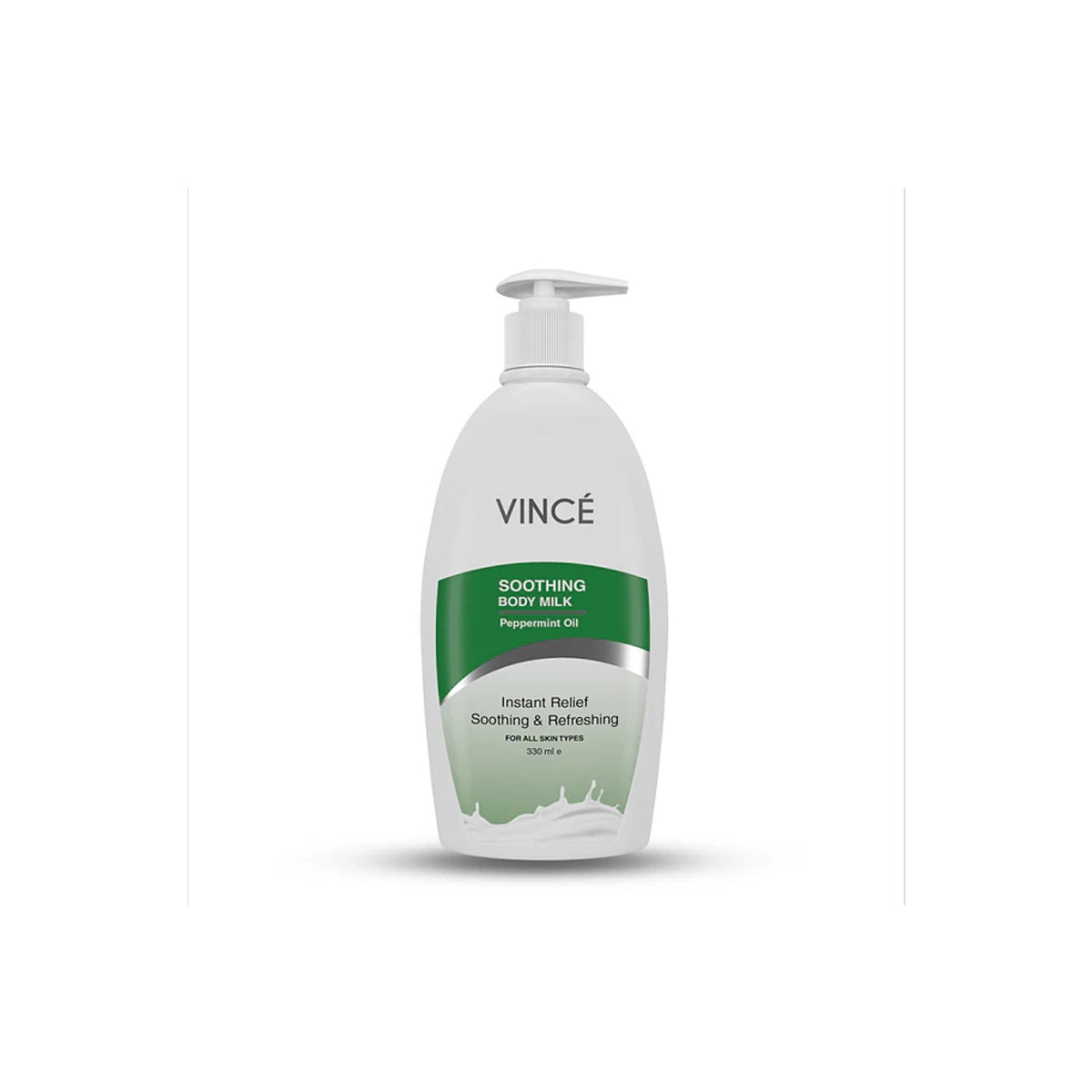 VINCE SOOTHING BODY MILK 300ML PEPPERMINT OIL