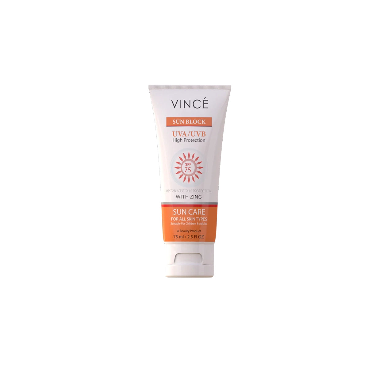 VINCE UVA & UVB PROTECTOR SPF 75 80ML