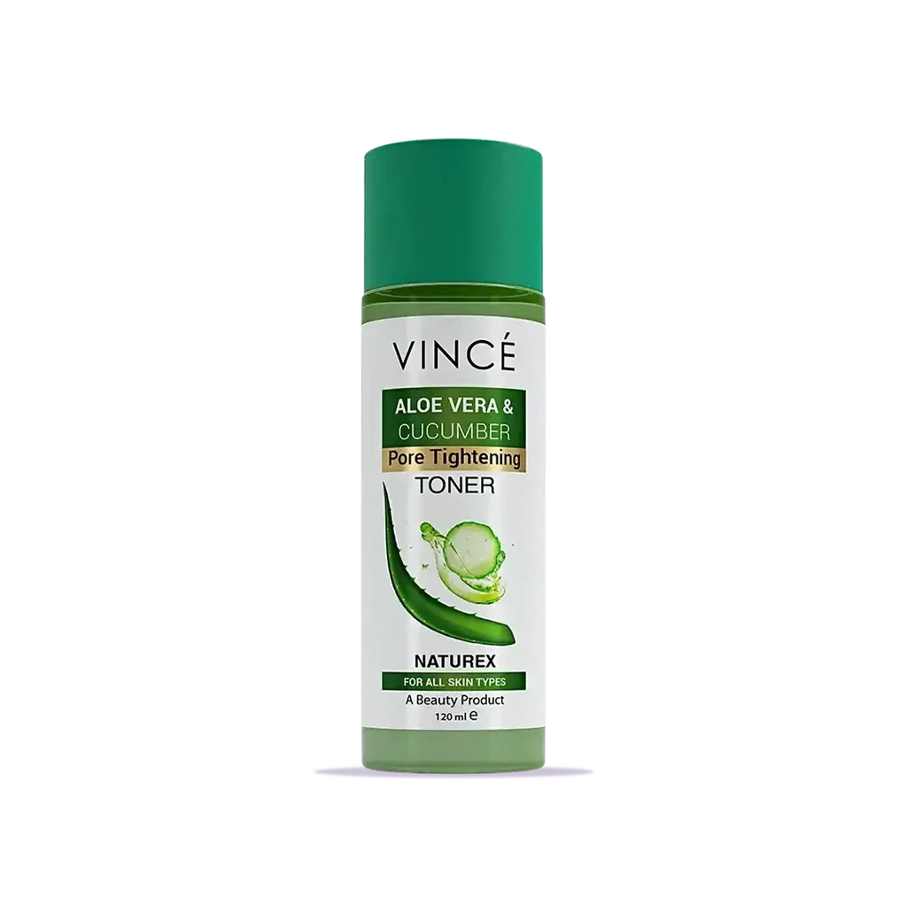 VINCE ALOE VERA AND CUCUMBE TONER 120ML PORE TIGHTENING