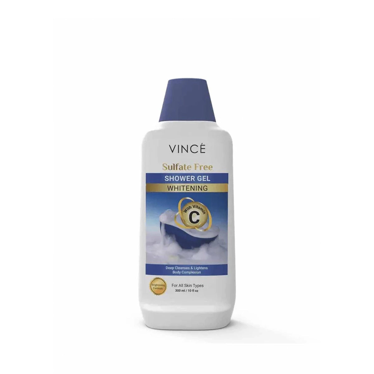 VINCE SHOWER GEL 300ML WHITENING