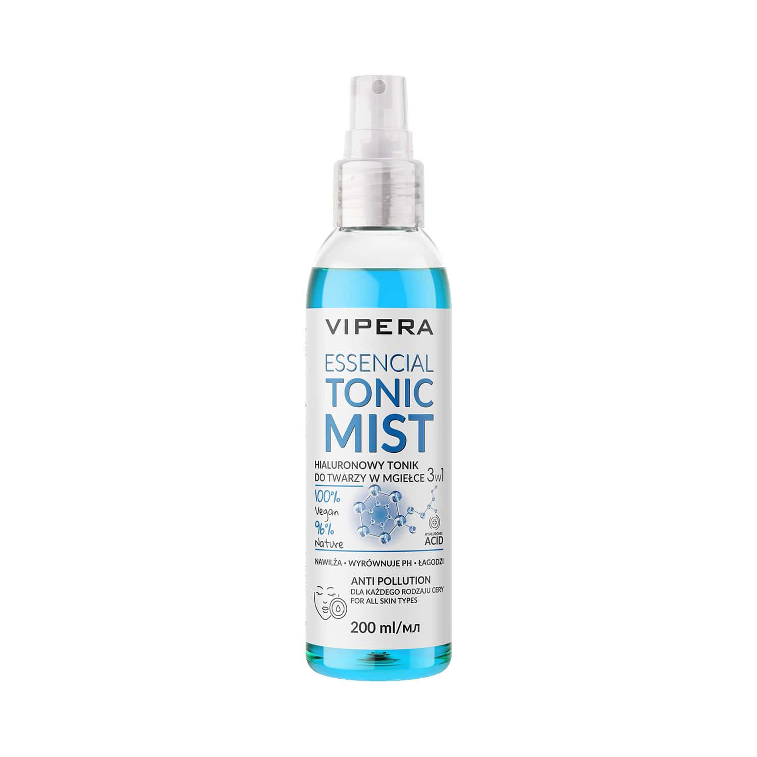 VIPERA ESSENCIAL TONIC MIST 200ML ANTI POLLUTION